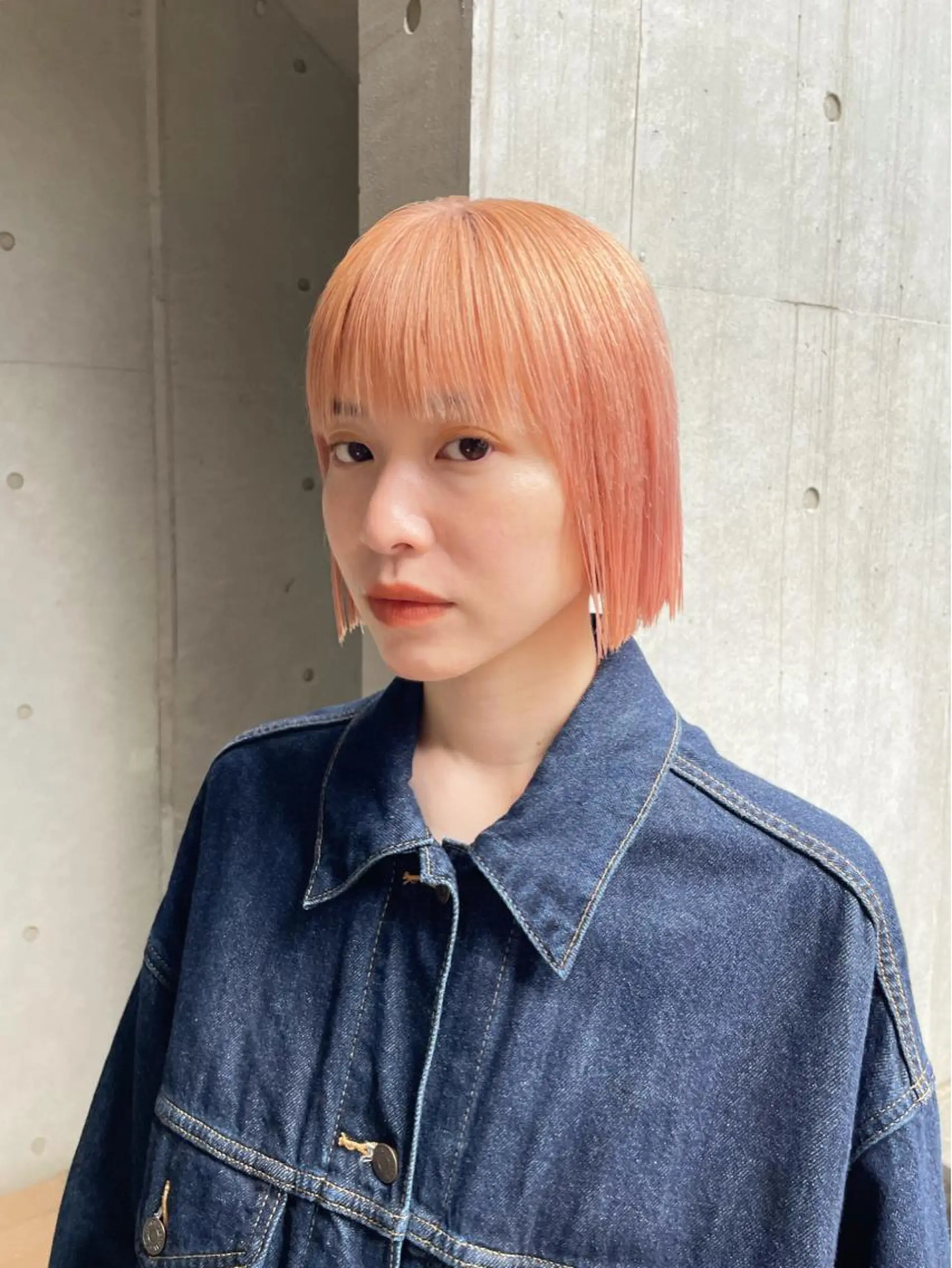 カラー ayaka/暖色 /ニュアンスボブのヘアスタイル