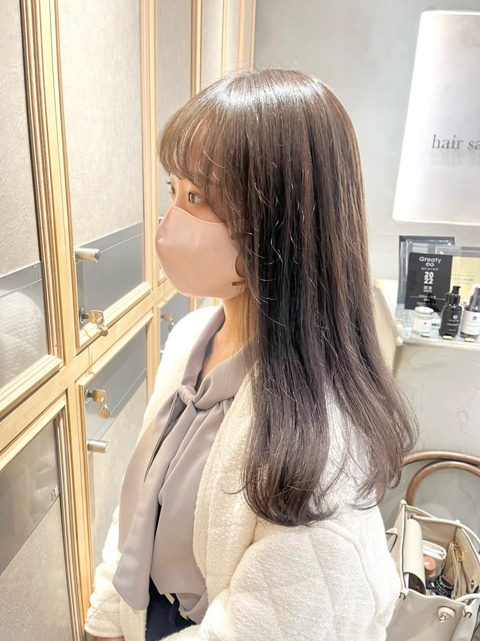 ロング カラー カット ヘアカラー トリートメント ヘッドスパ 🎀艶モテカラー🎀 彩季のヘアスタイル