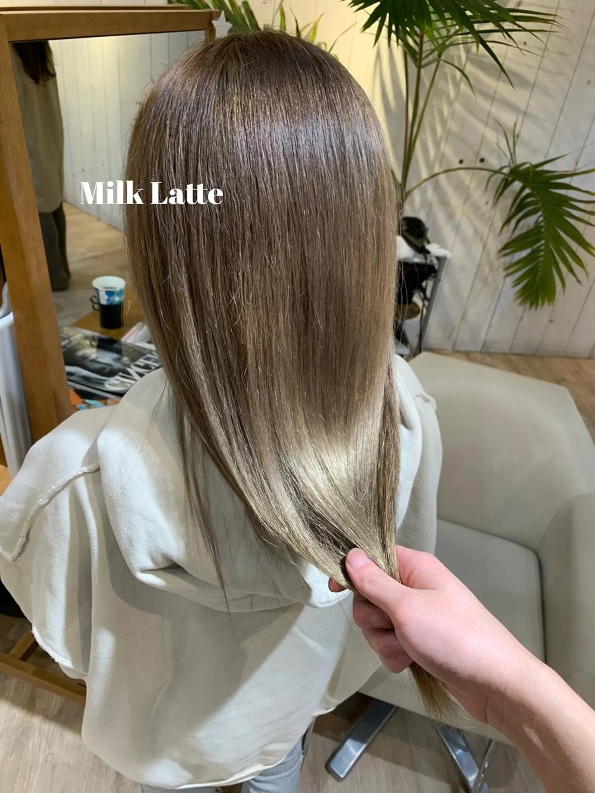 ロング カラー 白髪ぼかし￤中央林間 ￤柳川拓哉のヘアスタイル