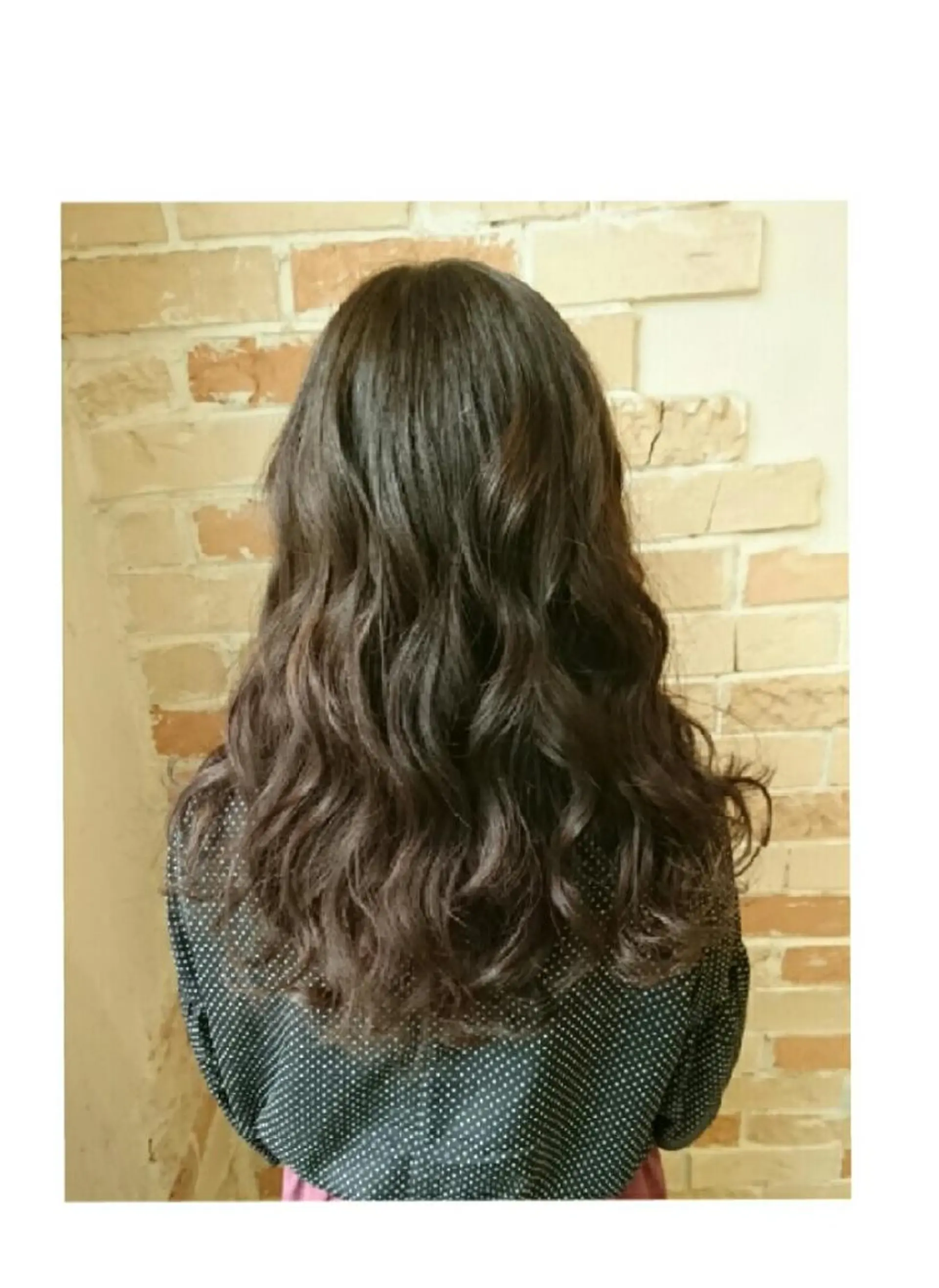 ロング カラー アッシュ ベージュカラー JIL BLAN 京都所属・RU RIのヘアスタイル