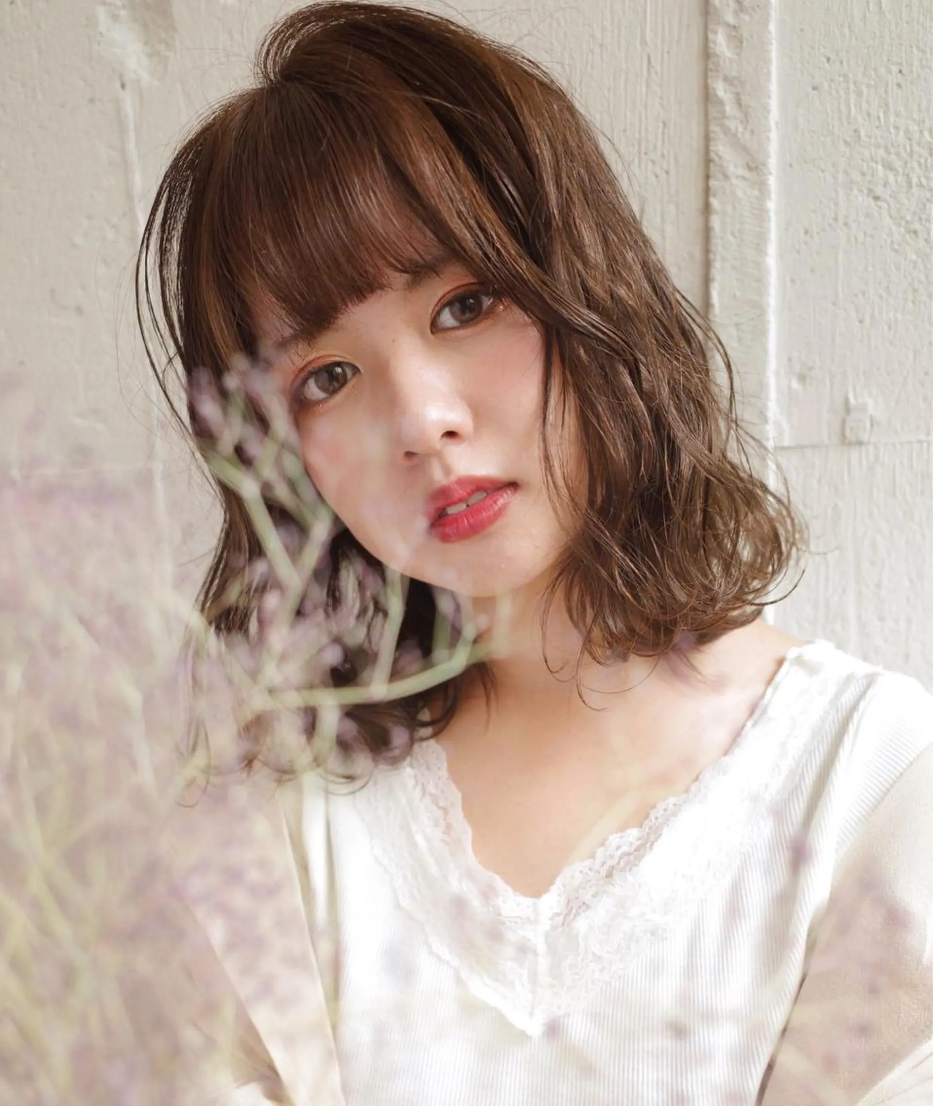 ミディアム カラー ボブ カット ヘアカラー ciAo!所属・ふくだ りさ【ciAo!】のヘアスタイル