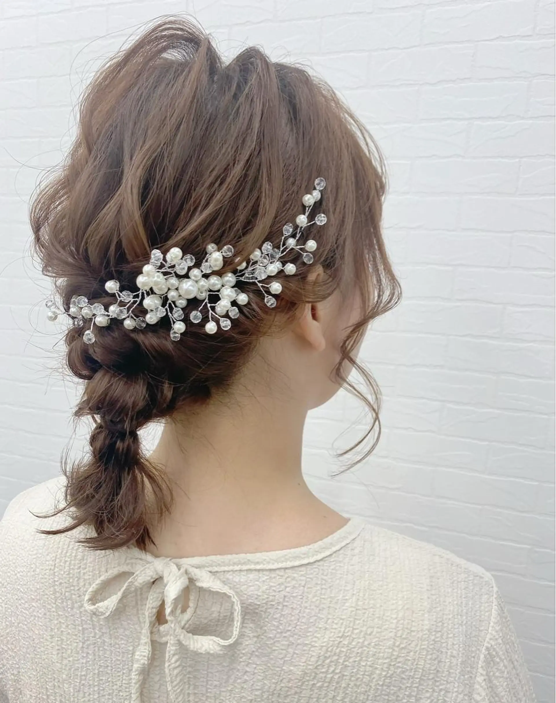 ヘアアレンジ 結婚式・ブライダル ヘアセット GRANLUSSO 〜グランルッソ駅前店所属・木口 嘉美のヘアスタイル