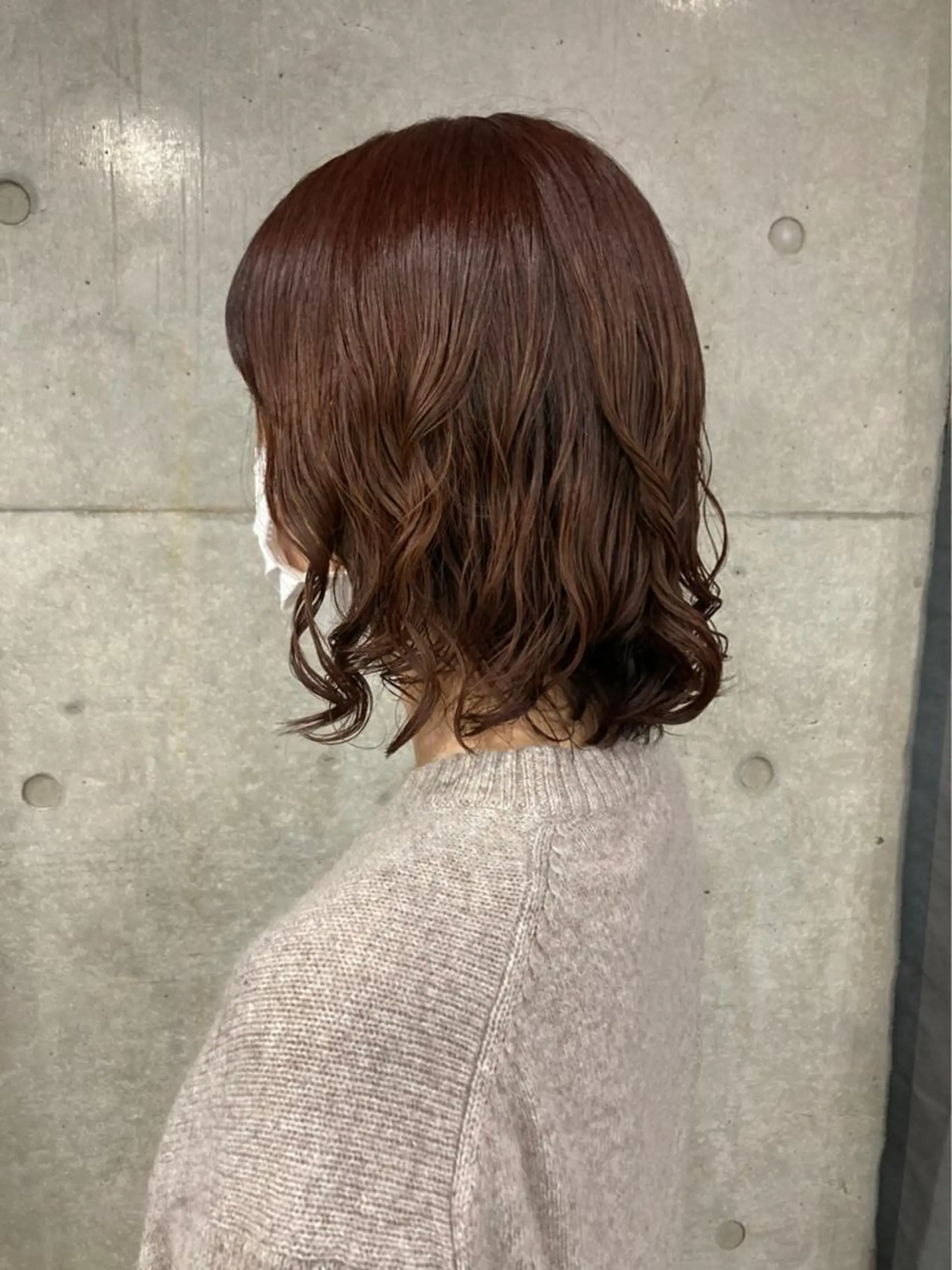 セミロング カラー パーマ 吉田一輝 外国人パーマのヘアスタイル