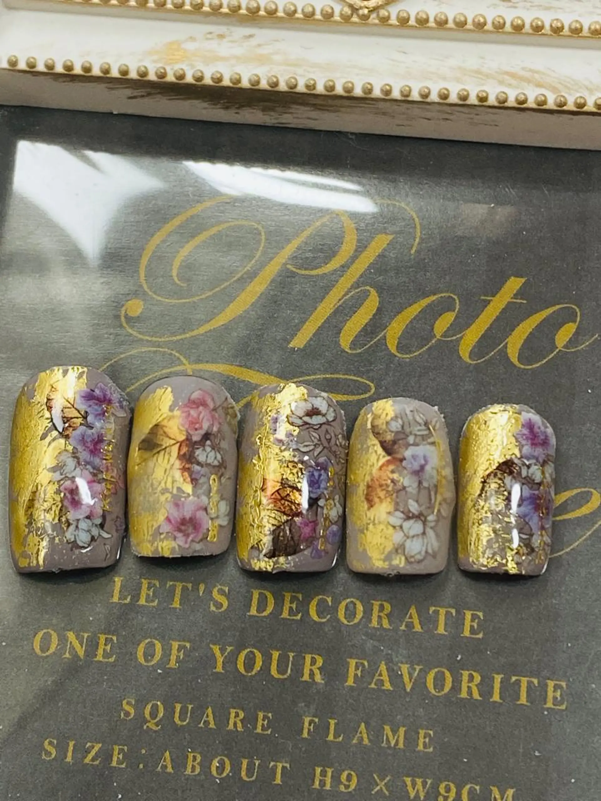 ネイル フラワーネイル 自宅ネイルサロン ♦️nuance♦️のネイルデザイン