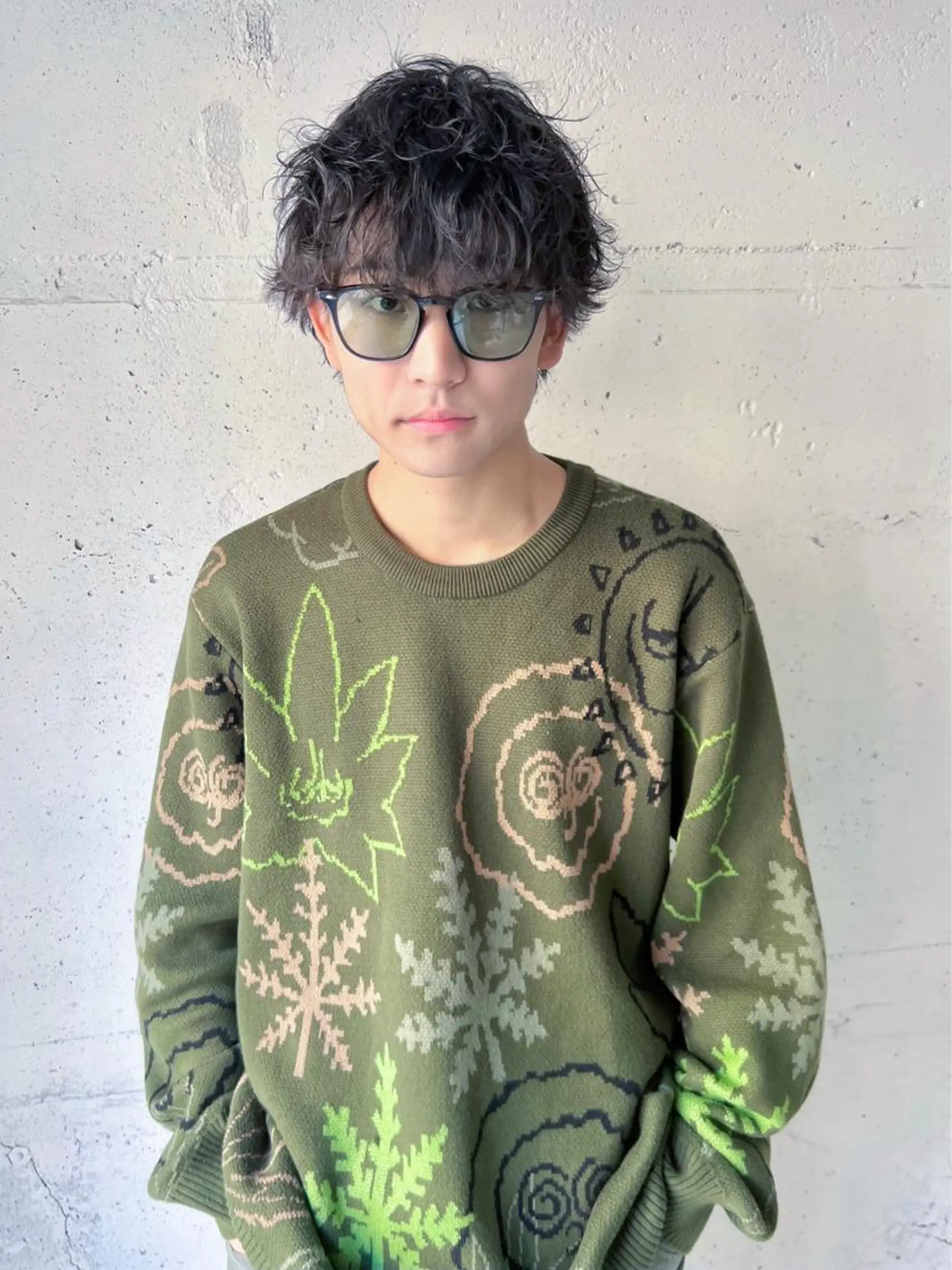 パーマ メンズ 波巻きパーマ カット ヘッドスパ メンズパーマ/メンズ カット/古川晴輝のヘアスタイル