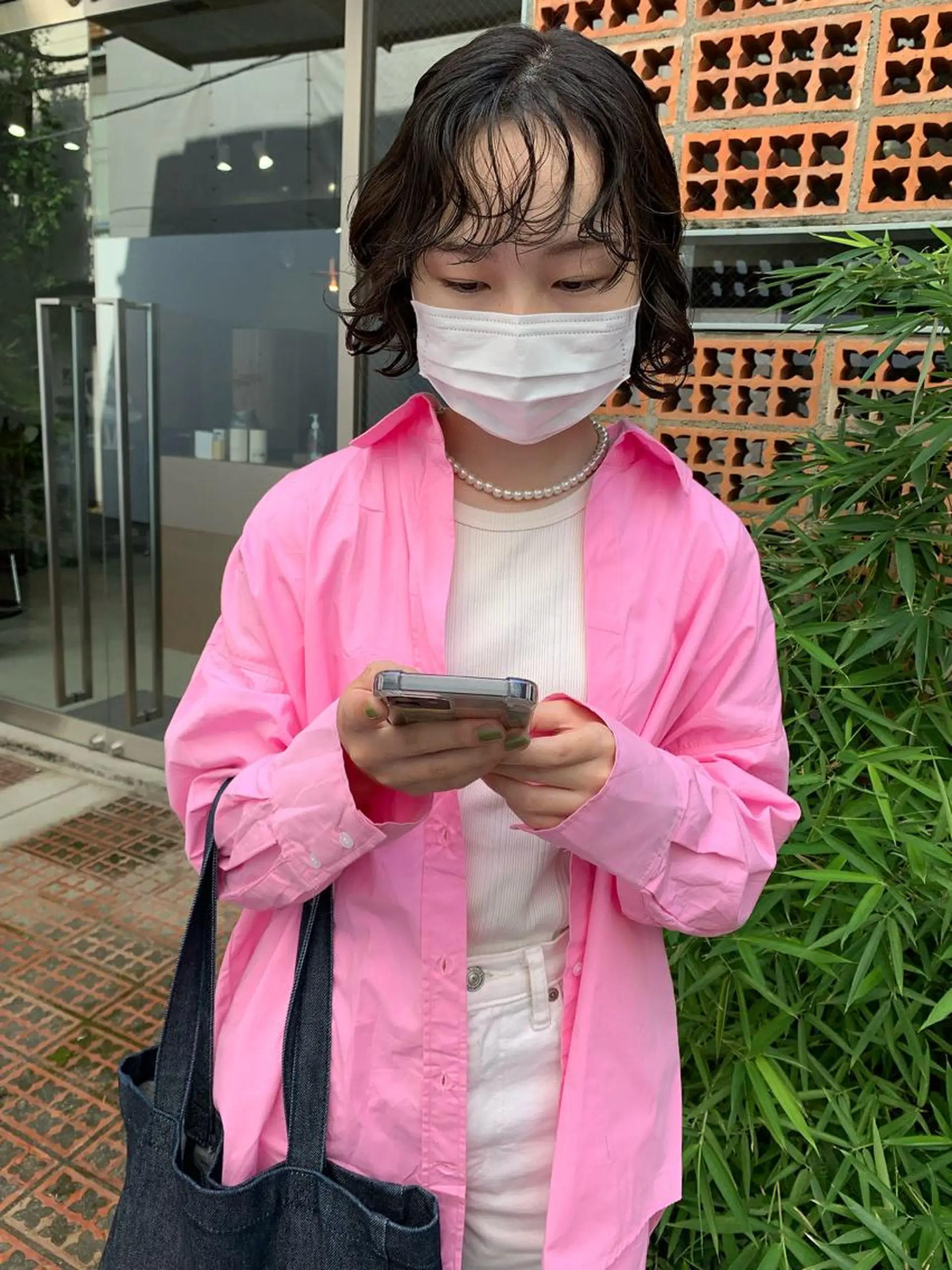 ショート パーマ ボブパーマコテ巻き風 パーマNo1深江秀平のヘアスタイル