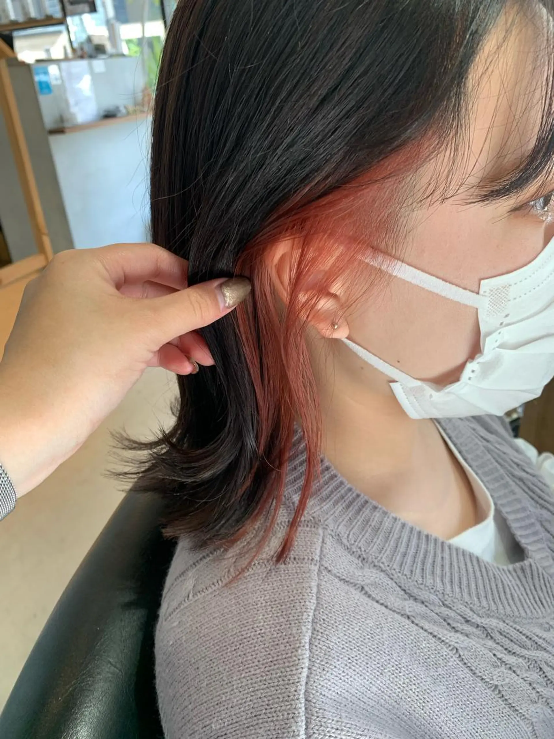 ミディアム FERIA 池田 比嘉あゆ美のヘアスタイル