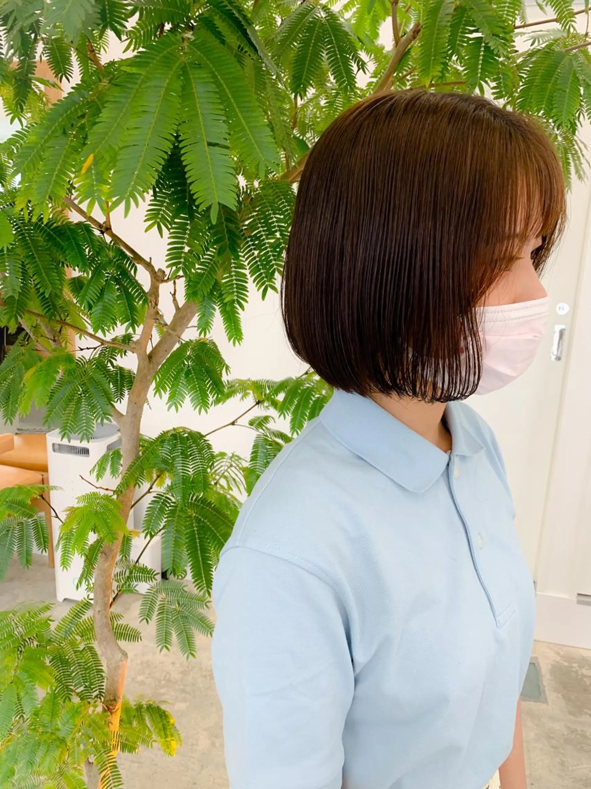 ショート ボブ 髪質改善 トリートメント SALOWIN 名古屋所属・パーマ落とし/ パーマ特化/丹羽舜太のヘアスタイル