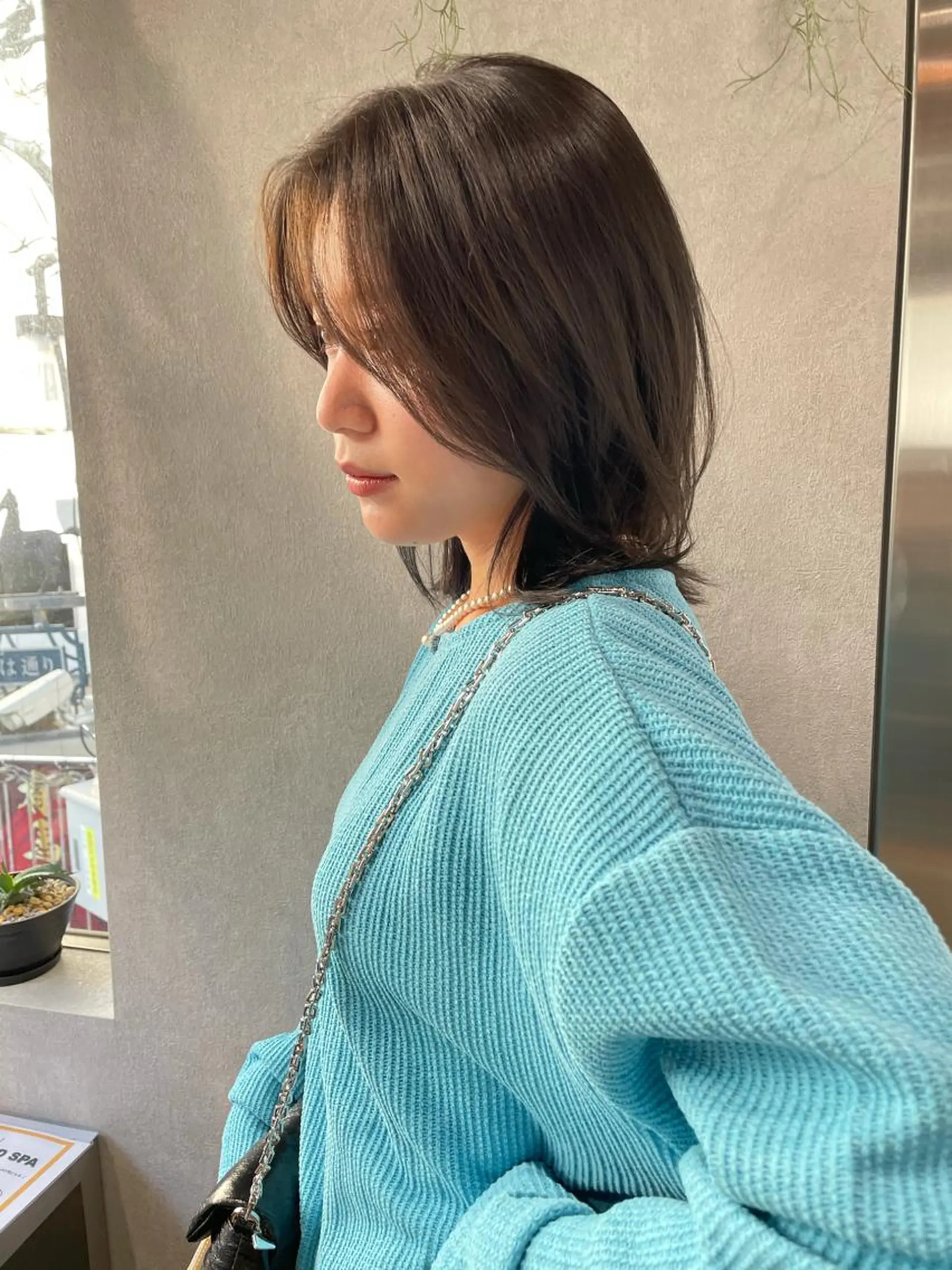 ミディアム カラー 髪質改善 トリートメント ヘアカラー ナチュラル透明感🌱 小山美樹子のヘアスタイル