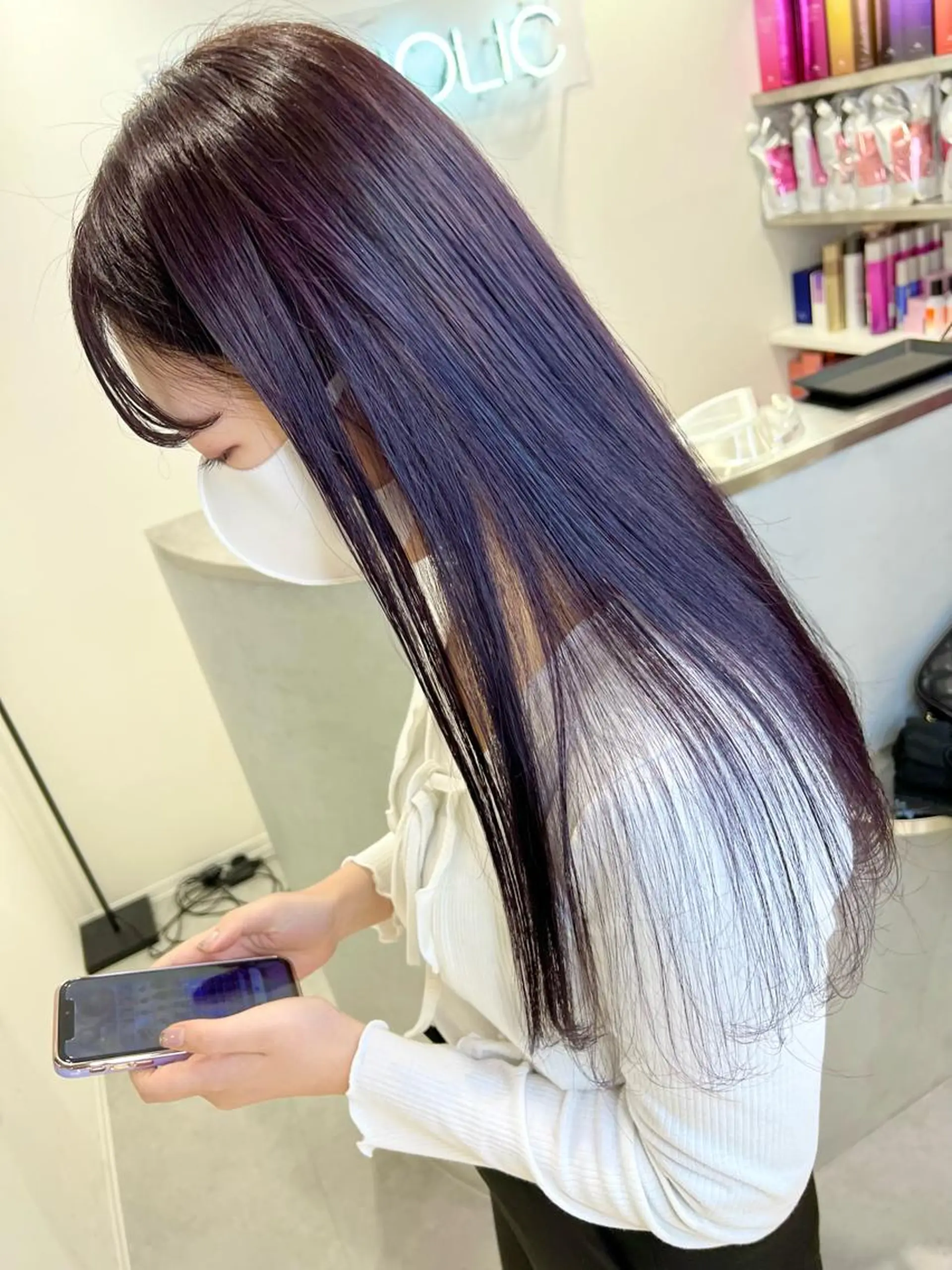 ロング カラー Iris所属・ハイトーン特化サロン 💎MOCA💎のヘアスタイル