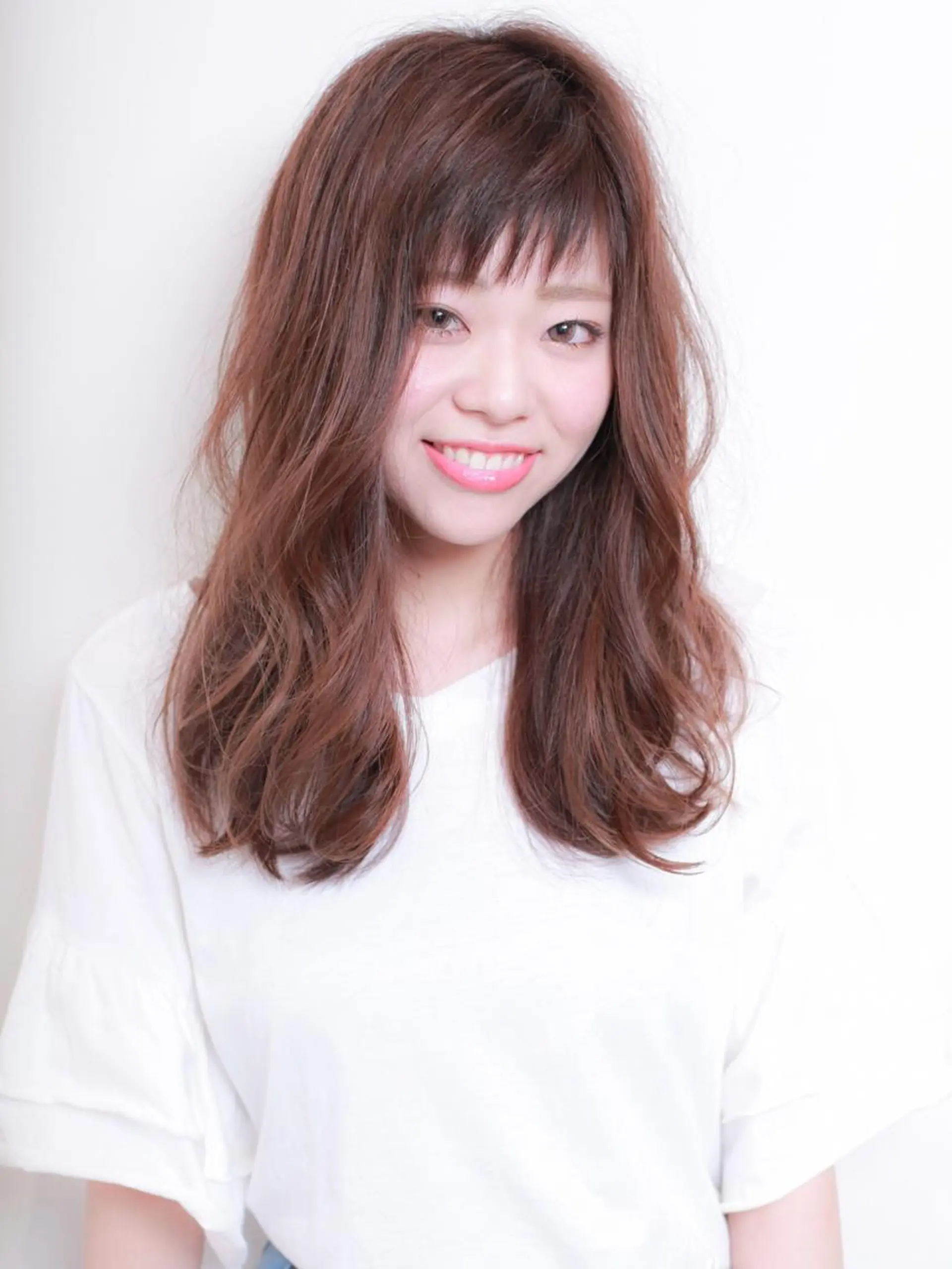 セミロング カラー イルミナカラー カット ヘアカラー ハイライト/髪質改善 ✂️十河祐輝のヘアスタイル