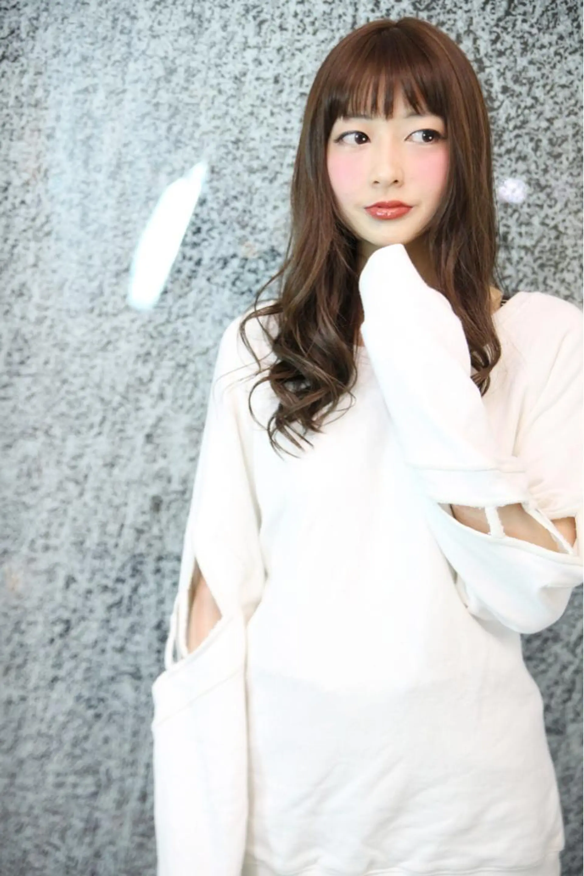 ロング カラー ヘアアレンジ ハイライトカラー ハイライト Re:ta KANZOのヘアスタイル