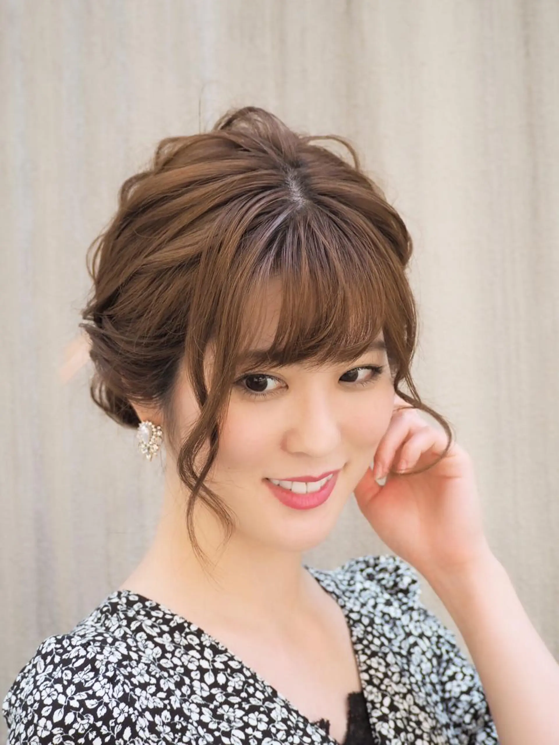 セミロング ヘアアレンジ ヘアセット ヘアセット専門店hair make salon R所属・ヘアセット専門店 Rのヘアスタイル