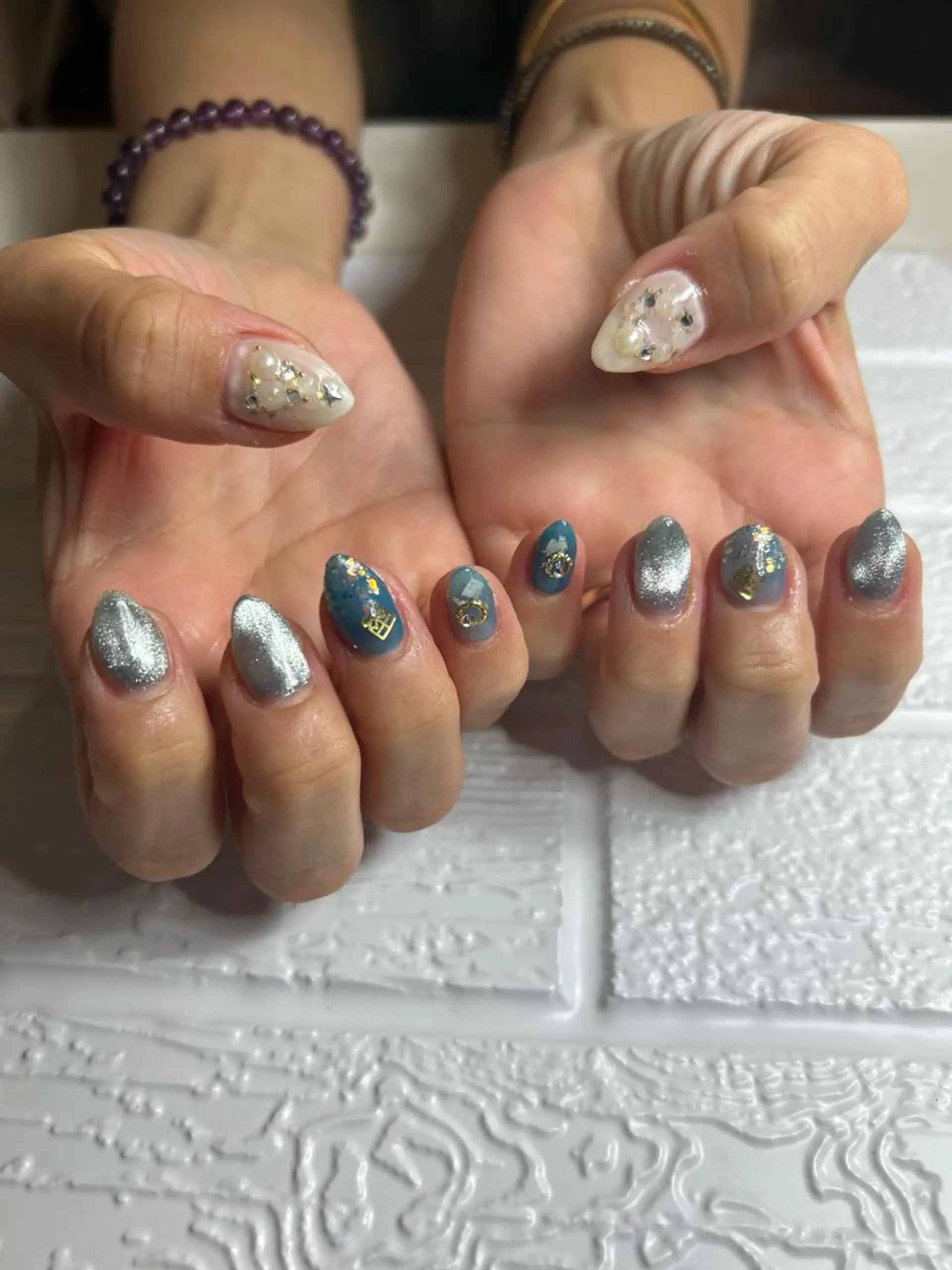 ネイル 冬ネイル クリスマス ハンドネイル espoir エスポワールのネイルデザイン