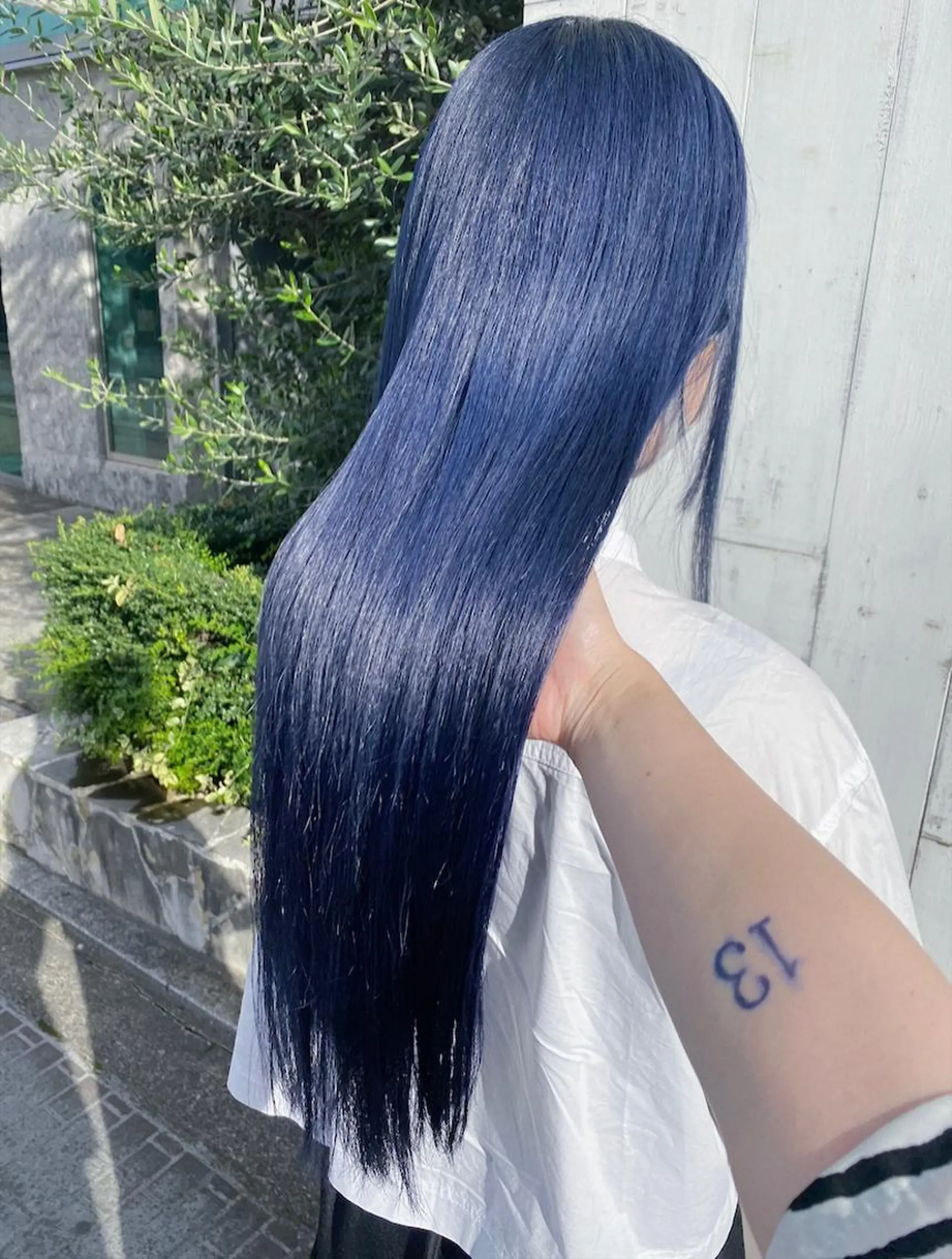 ロング カラー ヘアアレンジ ヘアカラー トリートメント 韓国レイヤーカット/ 儚げカラーチナツのヘアスタイル