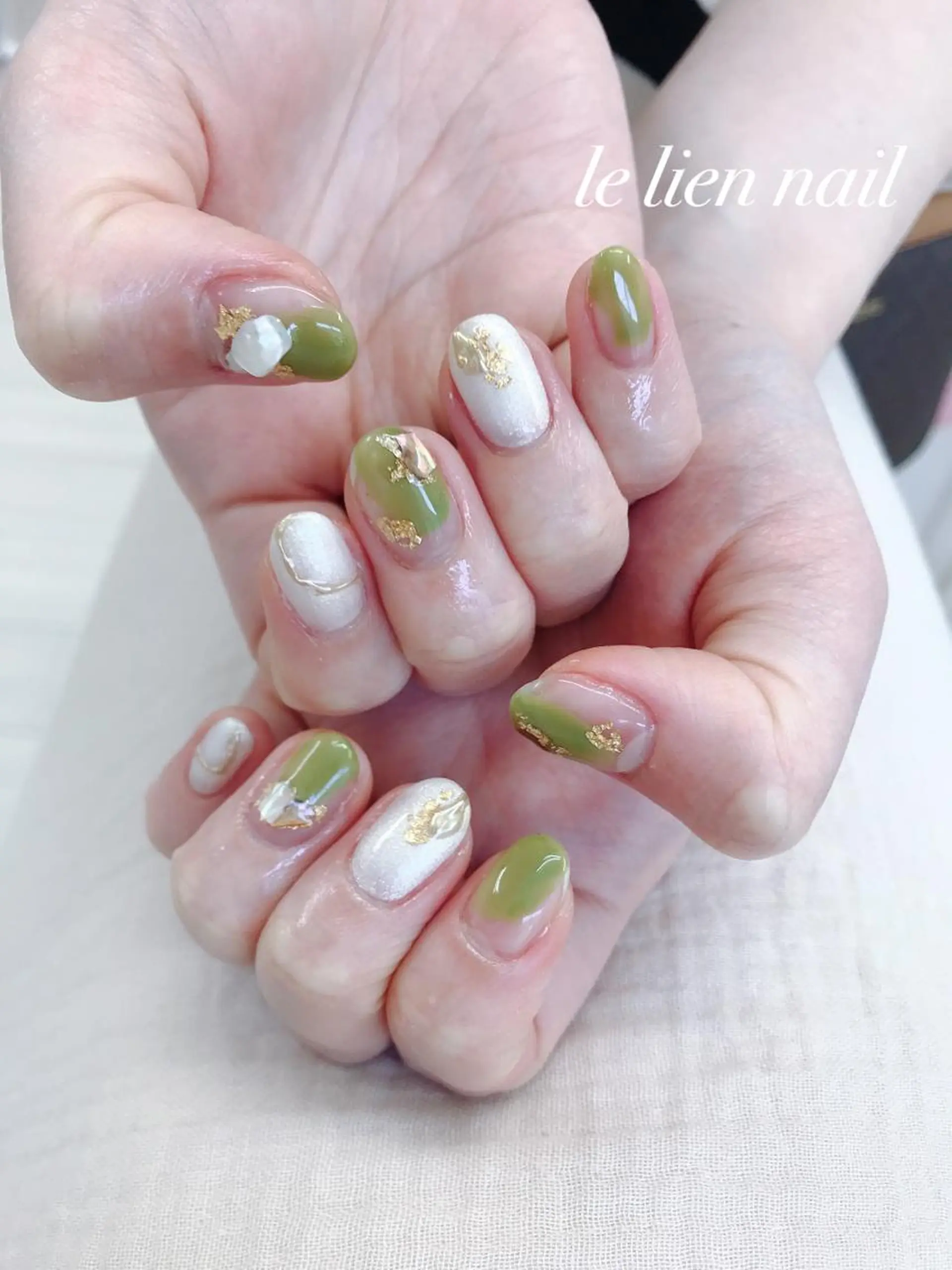 ミディアム le lien nailのネイルデザイン