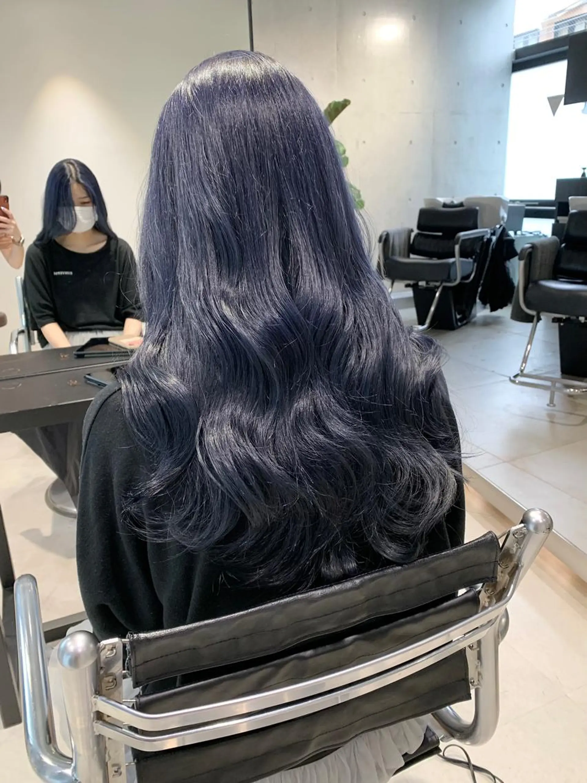 ロング カラー ヘアカラー トリートメント ヘッドスパ 透明感/オリーブ/ グレージュ/YUKAのヘアスタイル