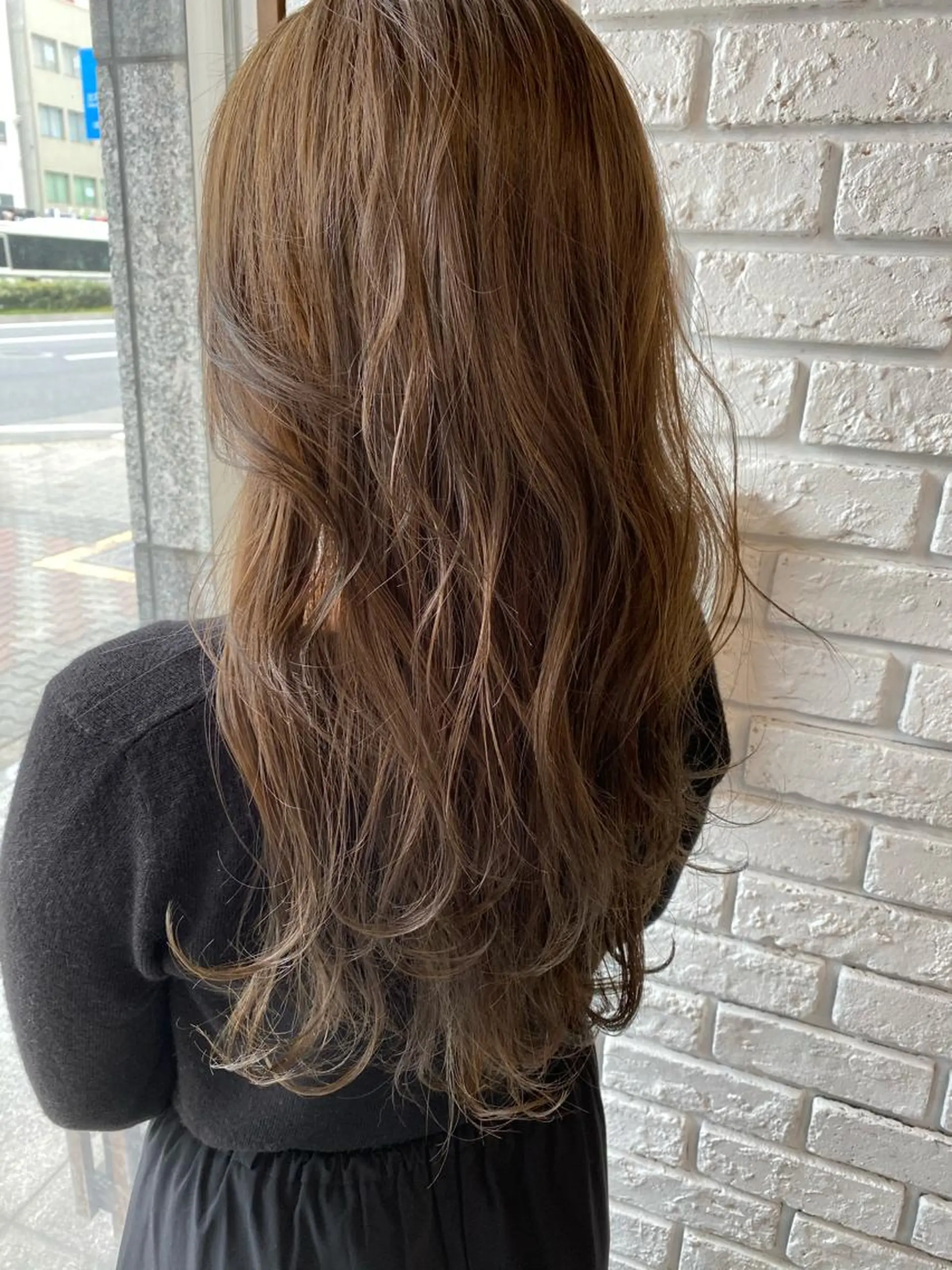 ロング カラー 透明感カラー カット ヘアカラー トリートメント 日比 貴大/ minim hairのヘアスタイル