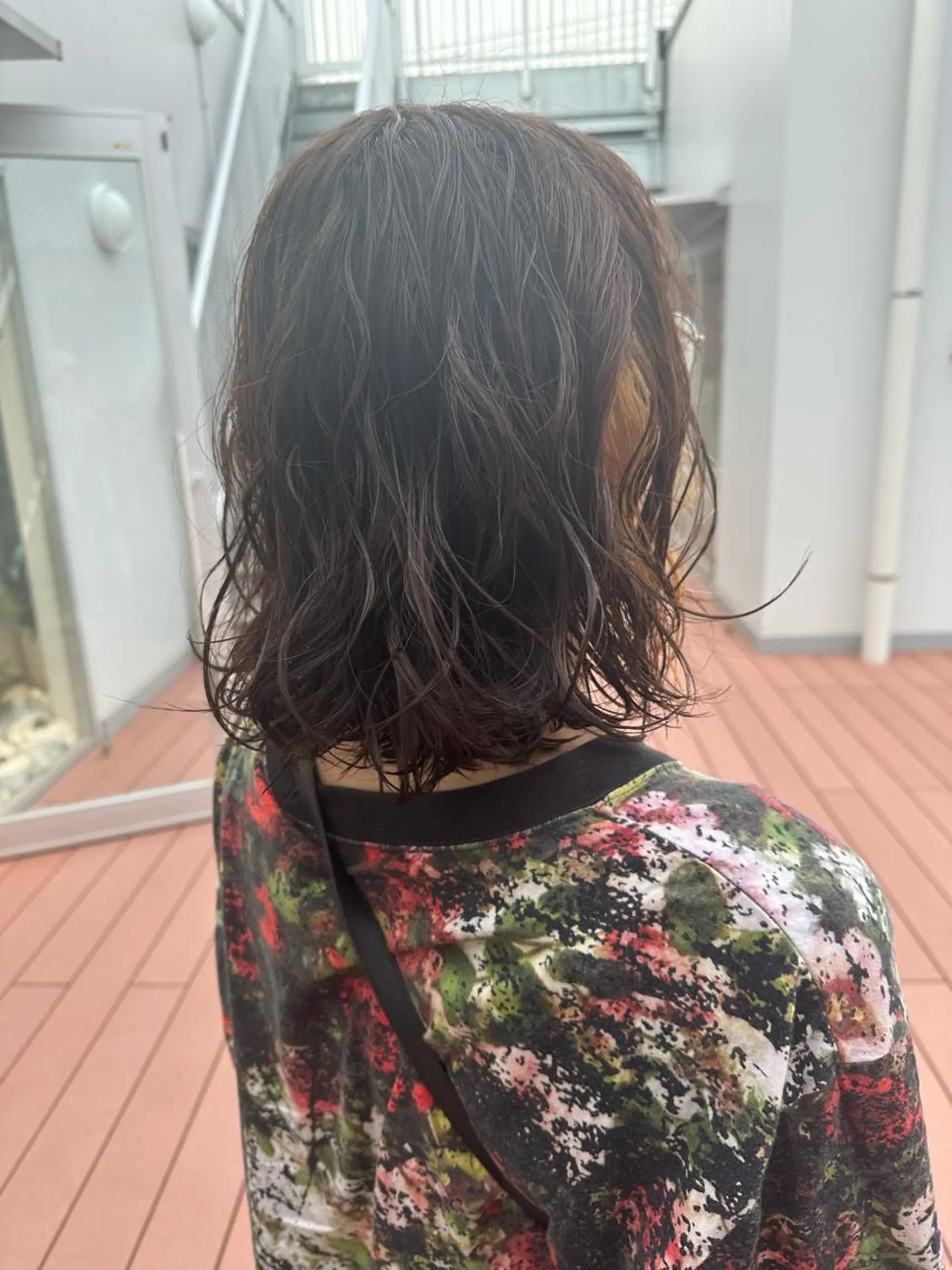 ミディアム カラー パーマ freelance lab所属・iizuka akiのヘアスタイル