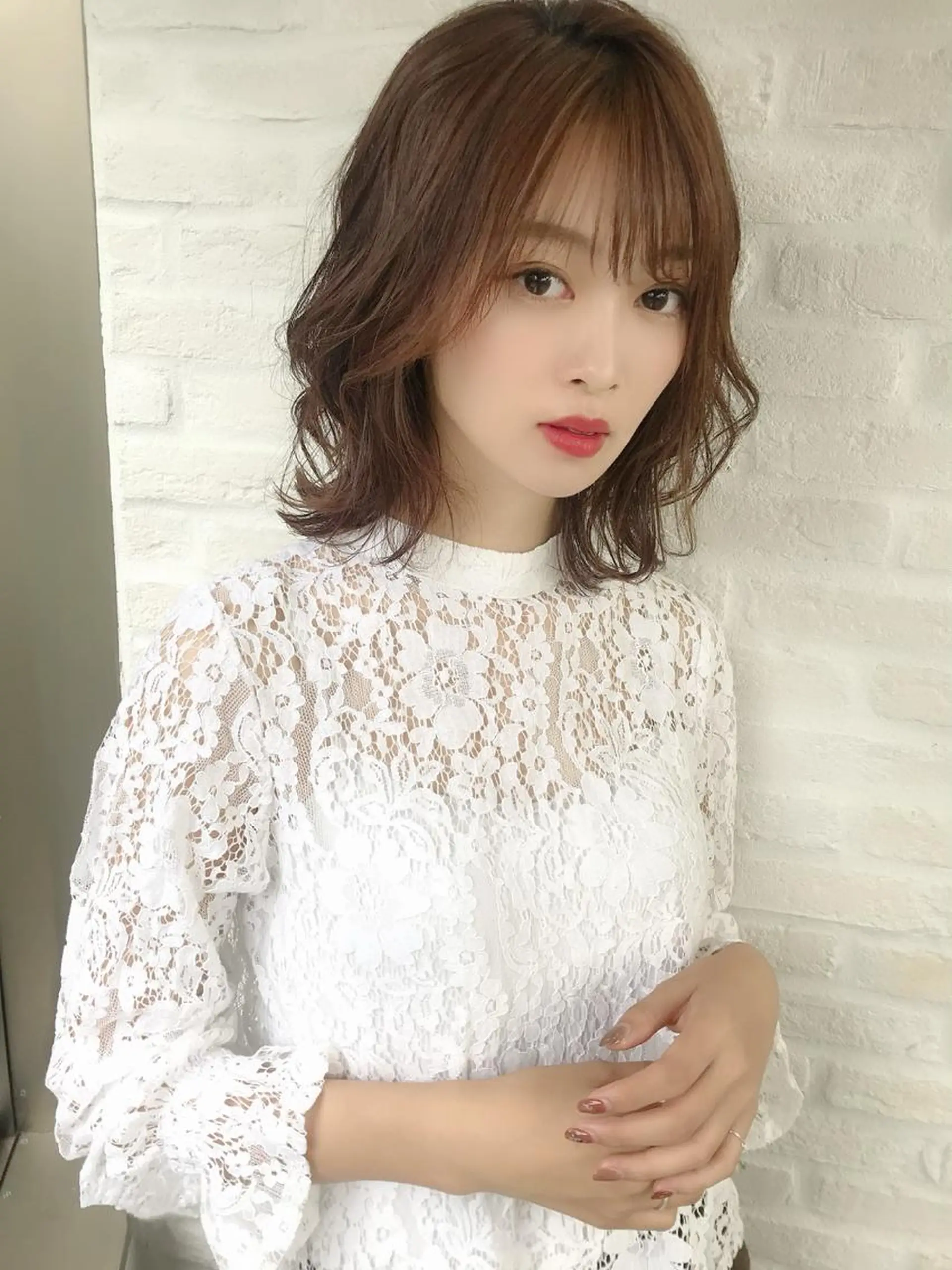 ミディアム ヘアリゾート粋　新宿三丁目本店所属・前地 麻衣のヘアスタイル