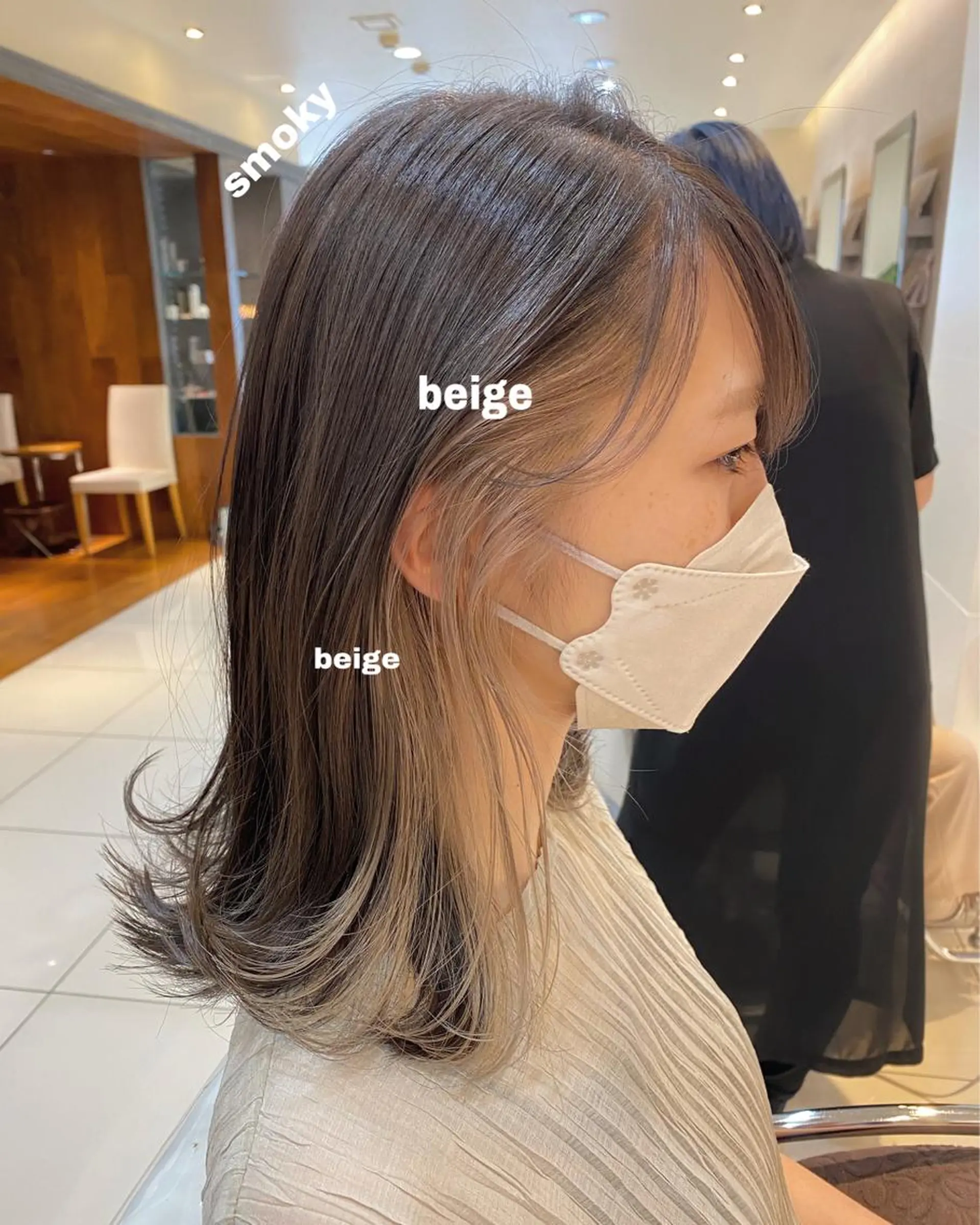 セミロング sea's所属・ヒラカホ/矢場町/ ブリーチ/似合わせのヘアスタイル