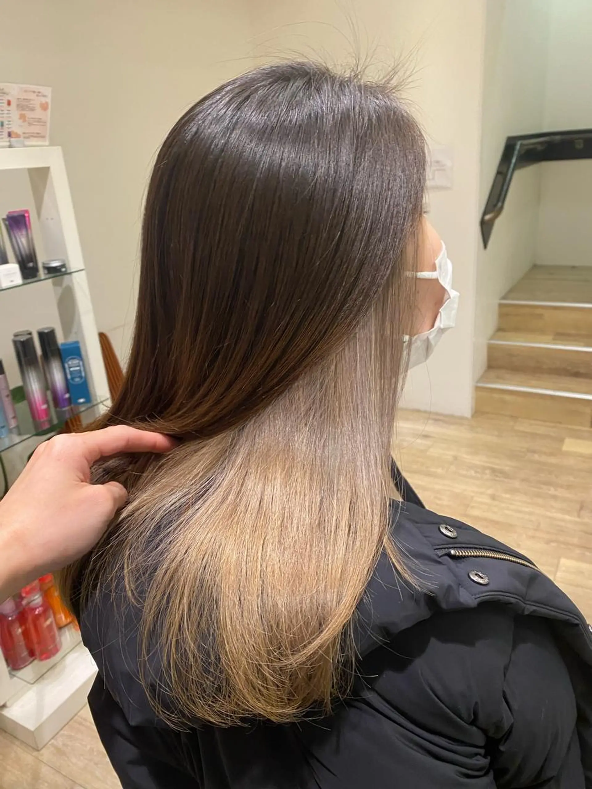 ロング ヘアカラー トリートメント ✨美髪矯正の専門家✨ 髪質改善 松村のヘアスタイル