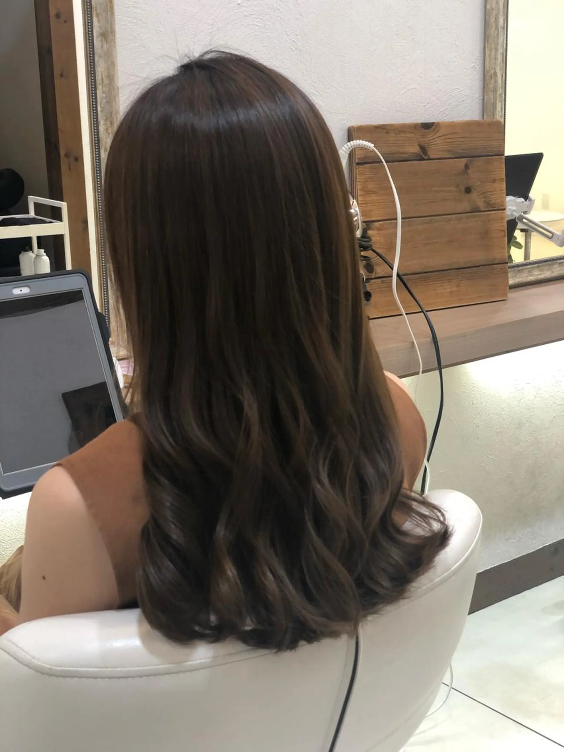 ロング 艶質改善/縮毛矯正 ササキナツミのヘアスタイル