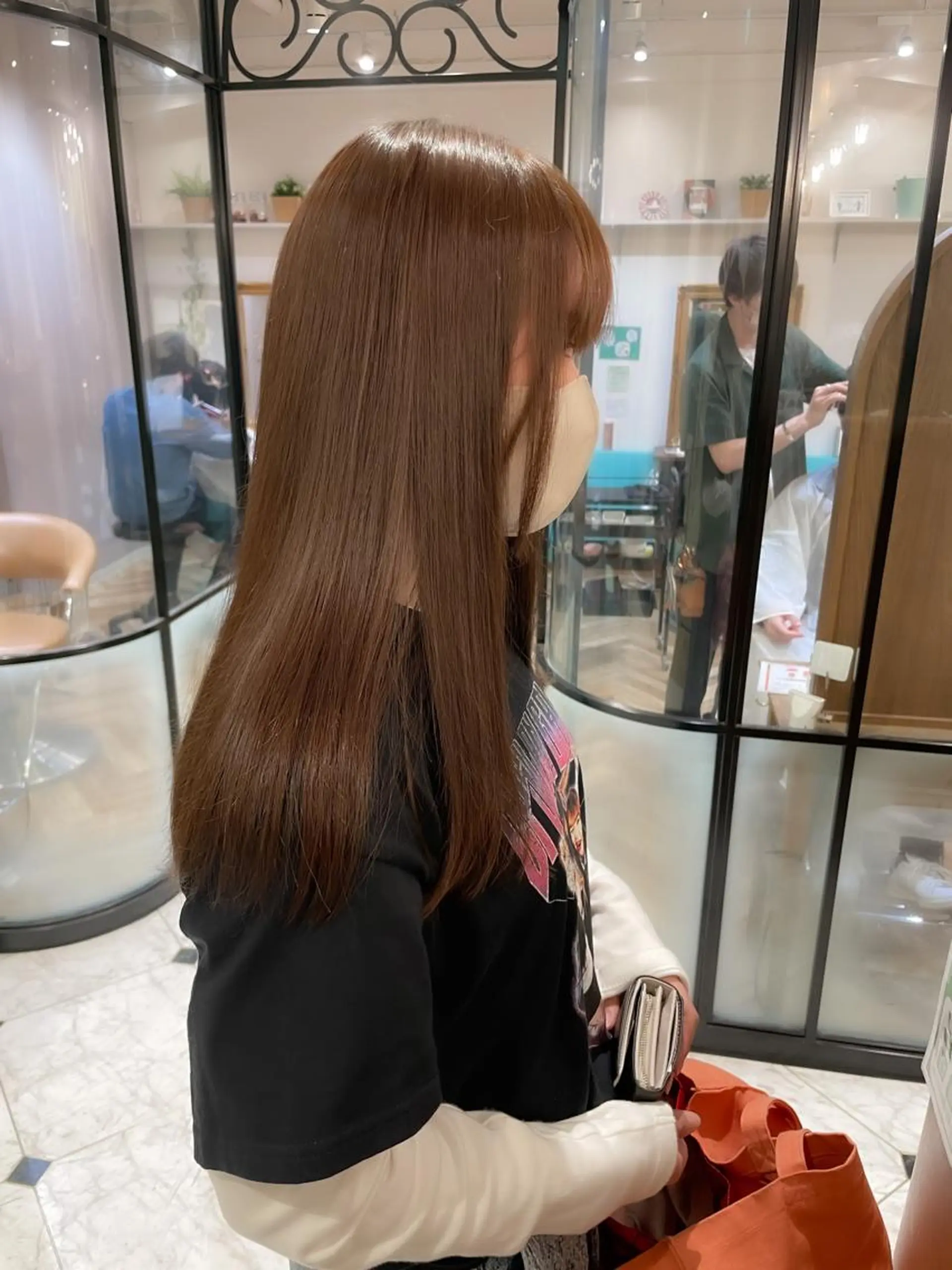 ロング カラー カット ヘアカラー 縮毛矯正 トリートメント レイヤー/韓国ヘア 縮毛矯正🫧鈴木颯のヘアスタイル