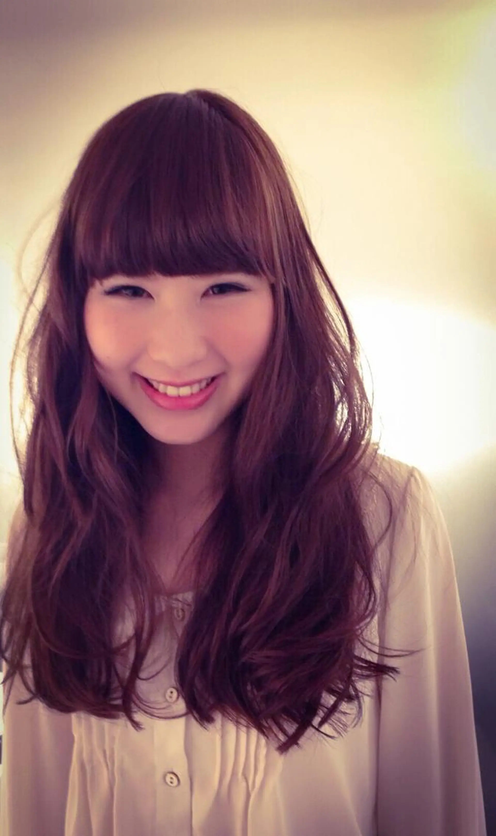 セミロング ロング カラー パーマ イガラシ ジュン/髪質改善のヘアスタイル