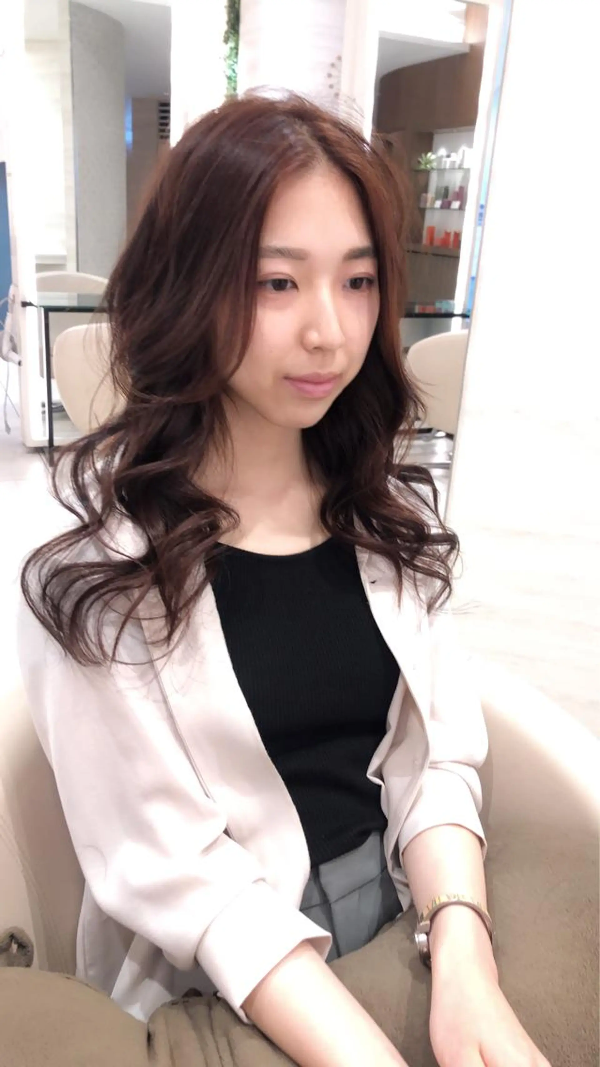 ロング カラー unixノクティプラザ溝口店所属・似合わせカット unix 藤田 学のヘアスタイル