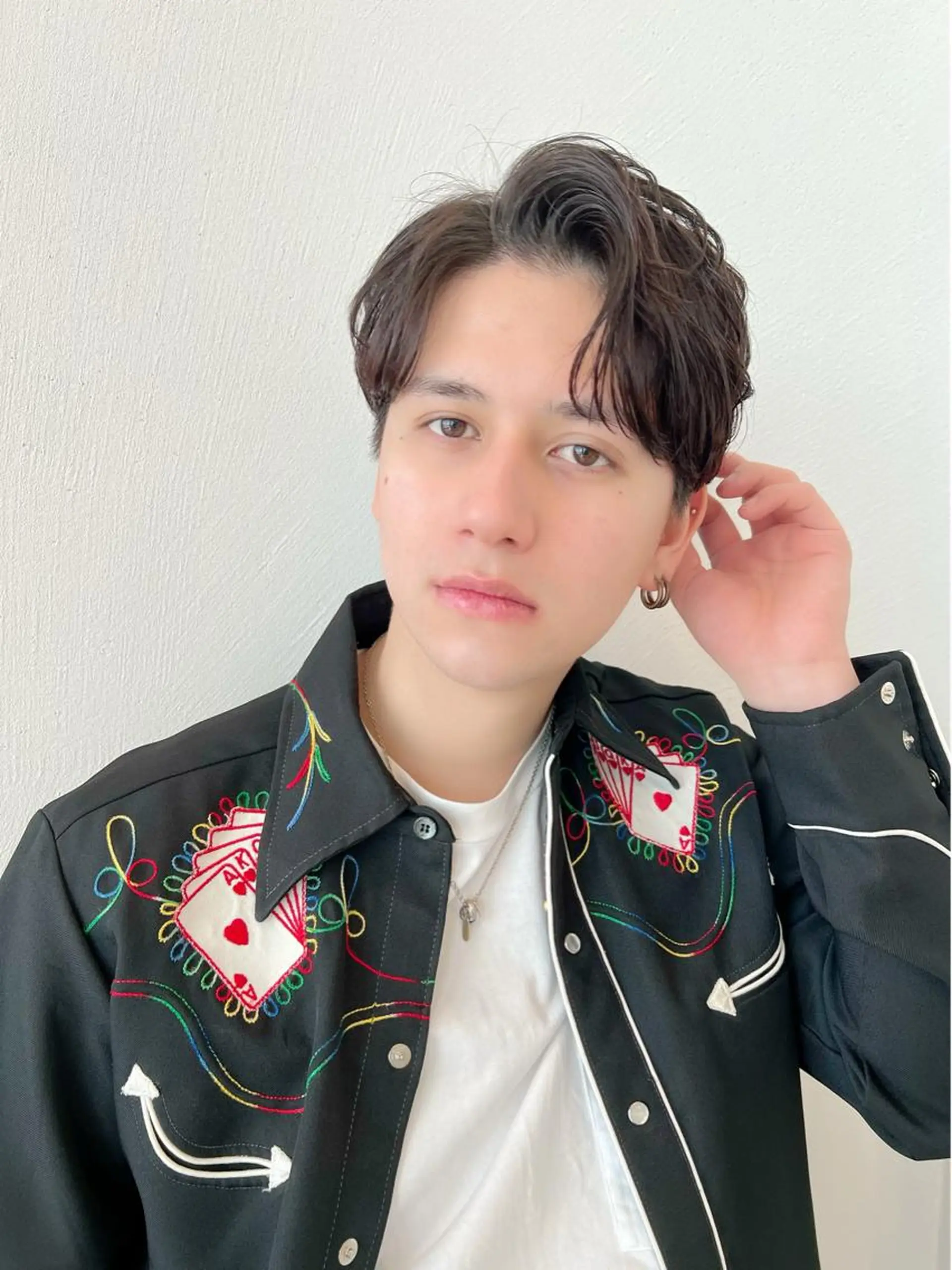 ショート パーマ メンズ カット トリートメント ヘアセット 韓国レイヤー🇰🇷 韓国研修◎渋谷カイトのヘアスタイル