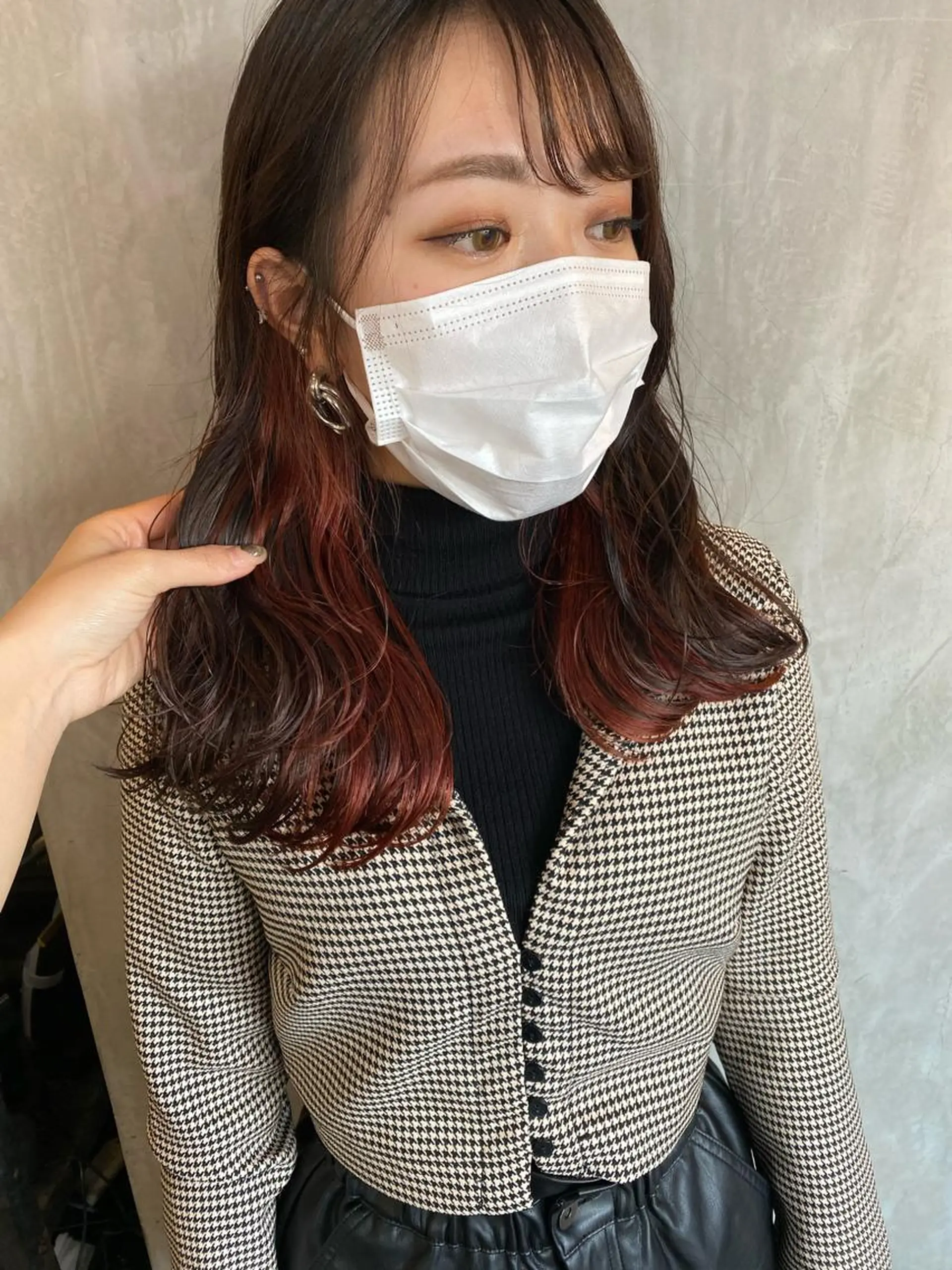 セミロング カラー ヘアアレンジ stylist/蛯谷 珠里のヘアスタイル