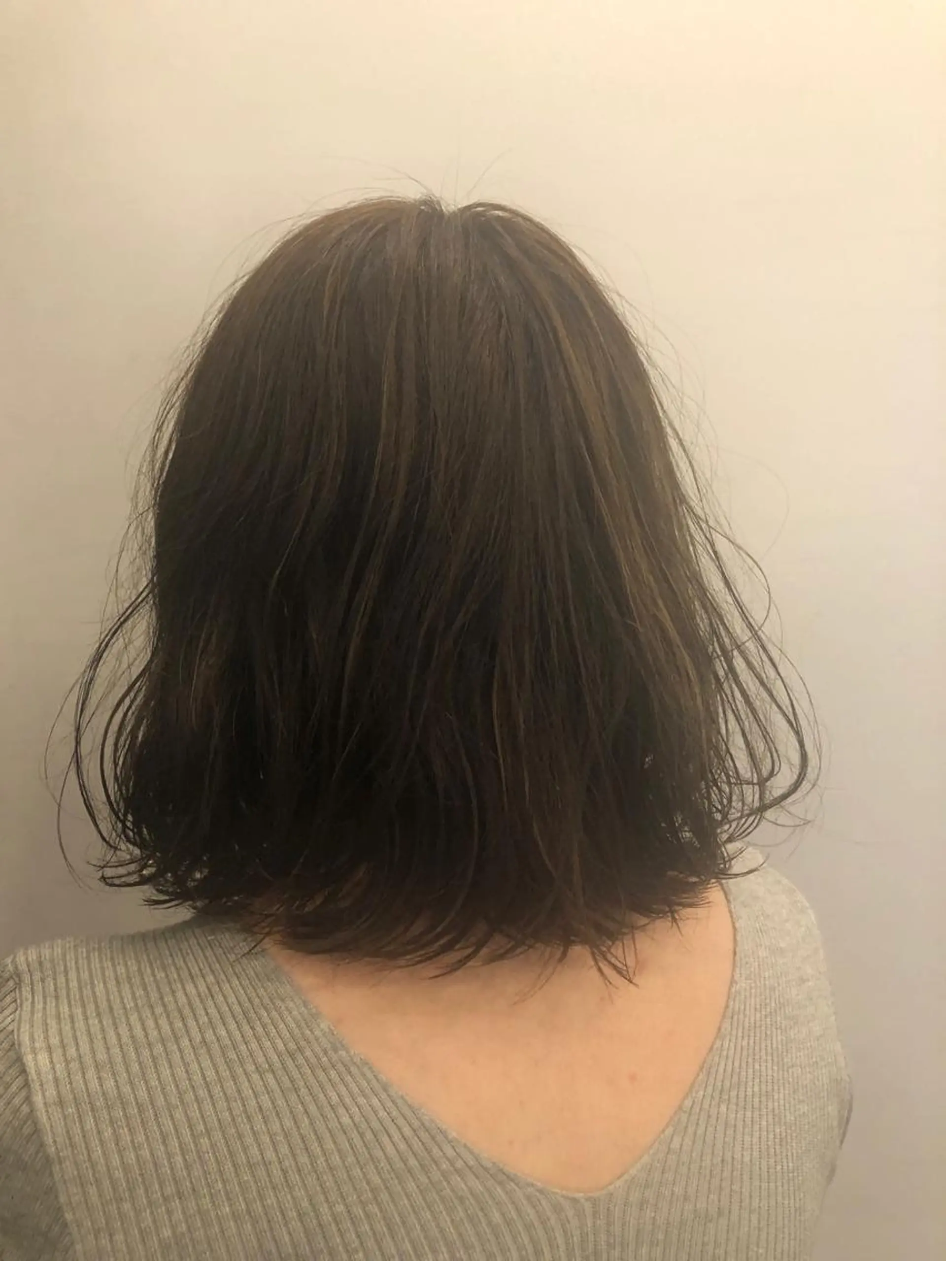 ミディアム パーマ ボブ Strawberry所属・原田 志保のヘアスタイル