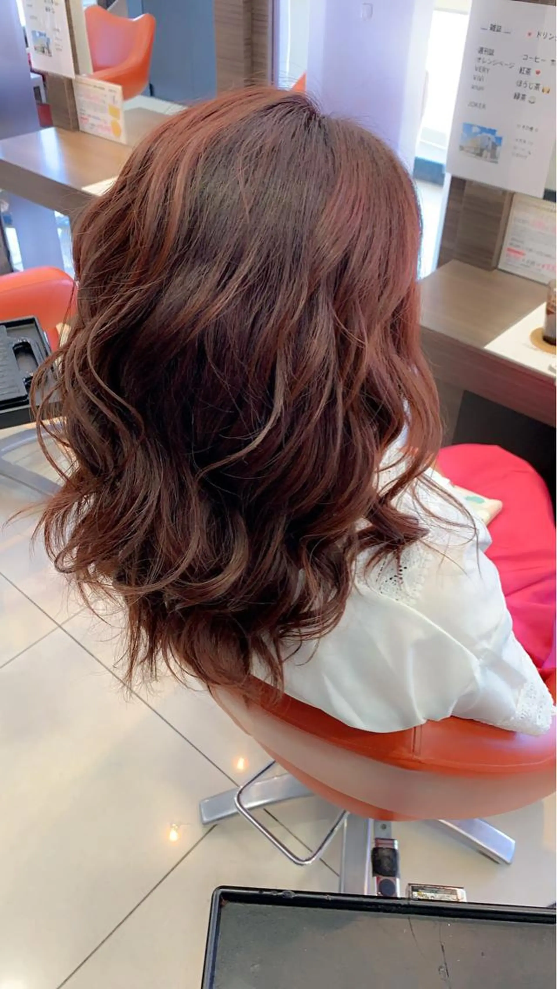 ロング カラー パーマ ヘアアレンジ メンズ 川上 有香のヘアスタイル