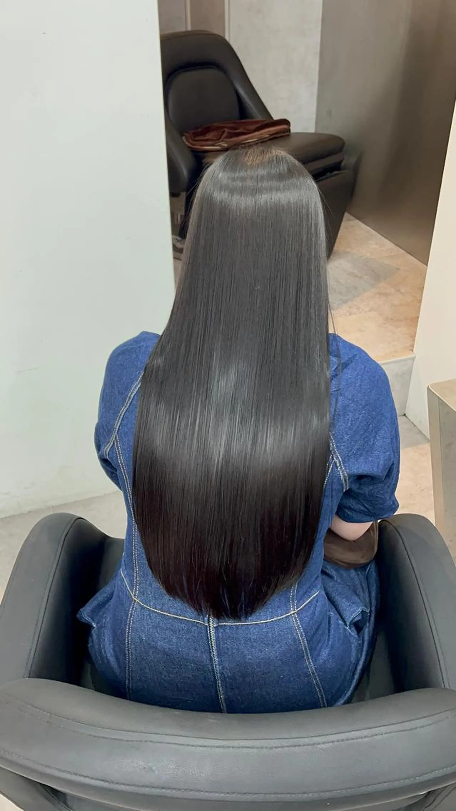 ロング 髪質改善 トリートメント カット ヘアカラー トリートメント 🫧髪質改善 講師🫧🍎幹細胞のヘアスタイル