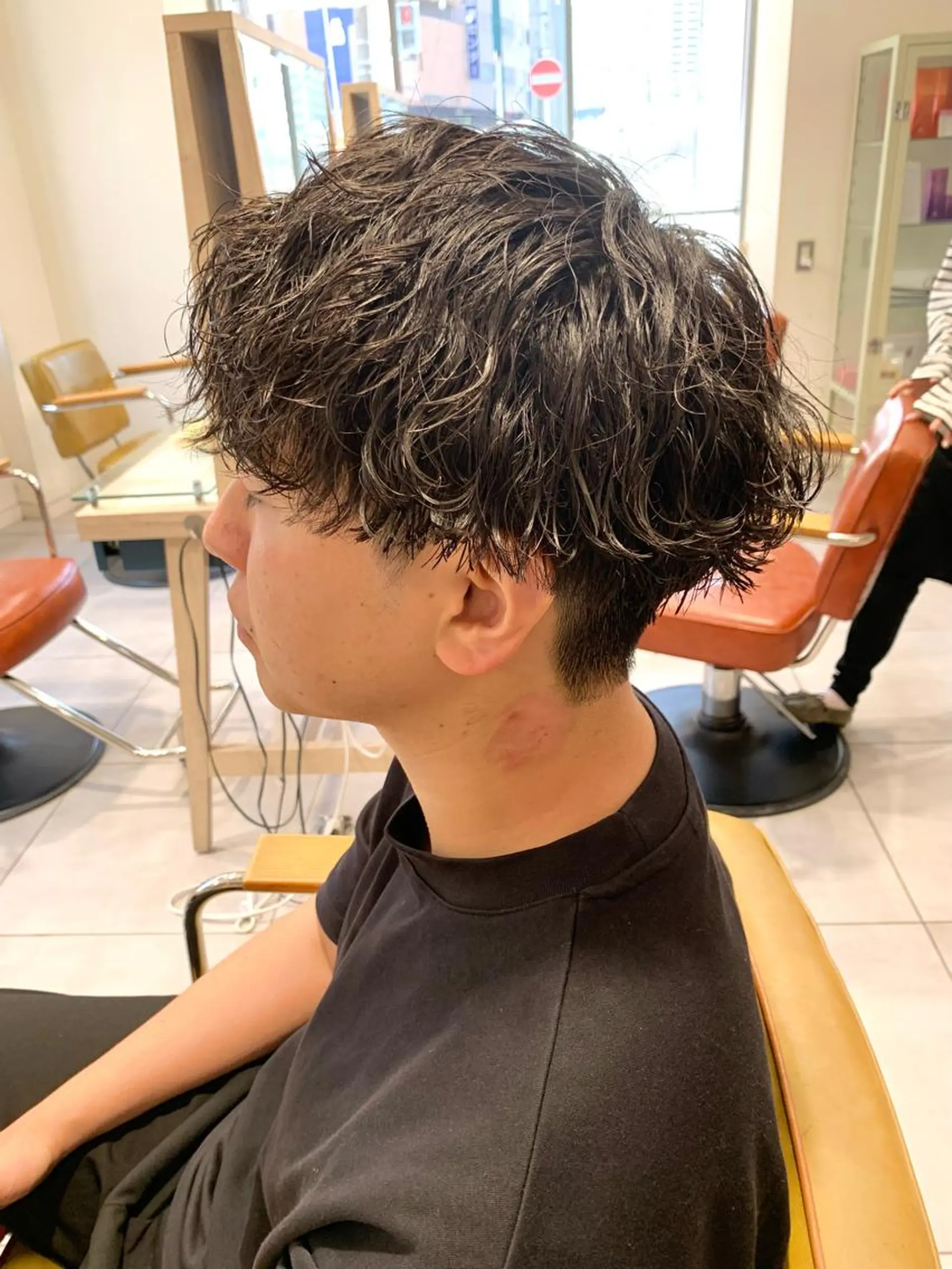 パーマ メンズ メンズパーマ 波巻きパーマ スパイラルパーマ カット パーマ 森川 力のヘアスタイル