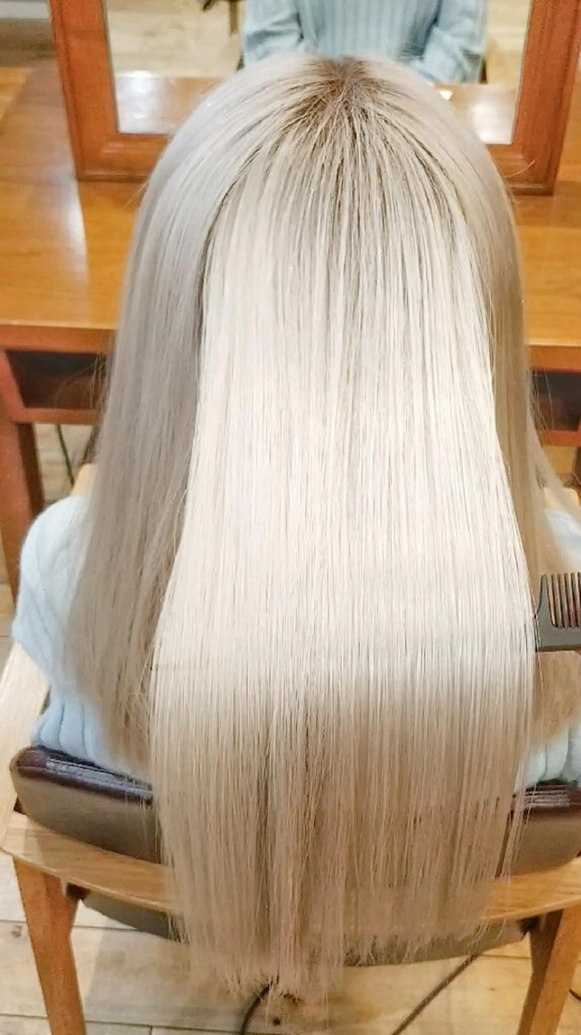 ロング カラー パーマ youres hair はなれ店所属・髪質改善🌸縮毛矯正 専門家💖後藤のヘアスタイル