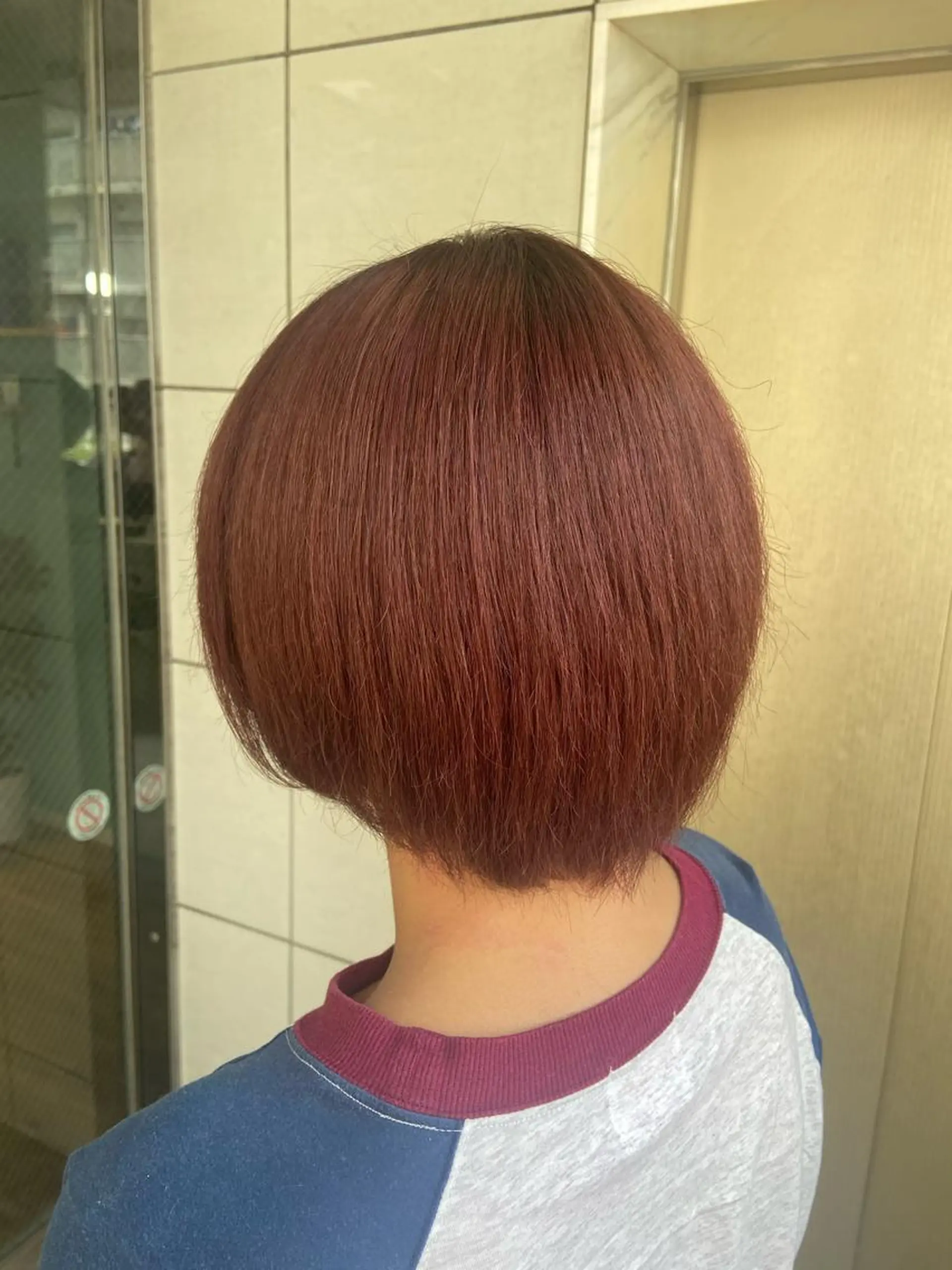 ショート カラー ヘアカラー トリートメント 🧸プルエクステ❤︎ ネイルKAO🧸のヘアスタイル