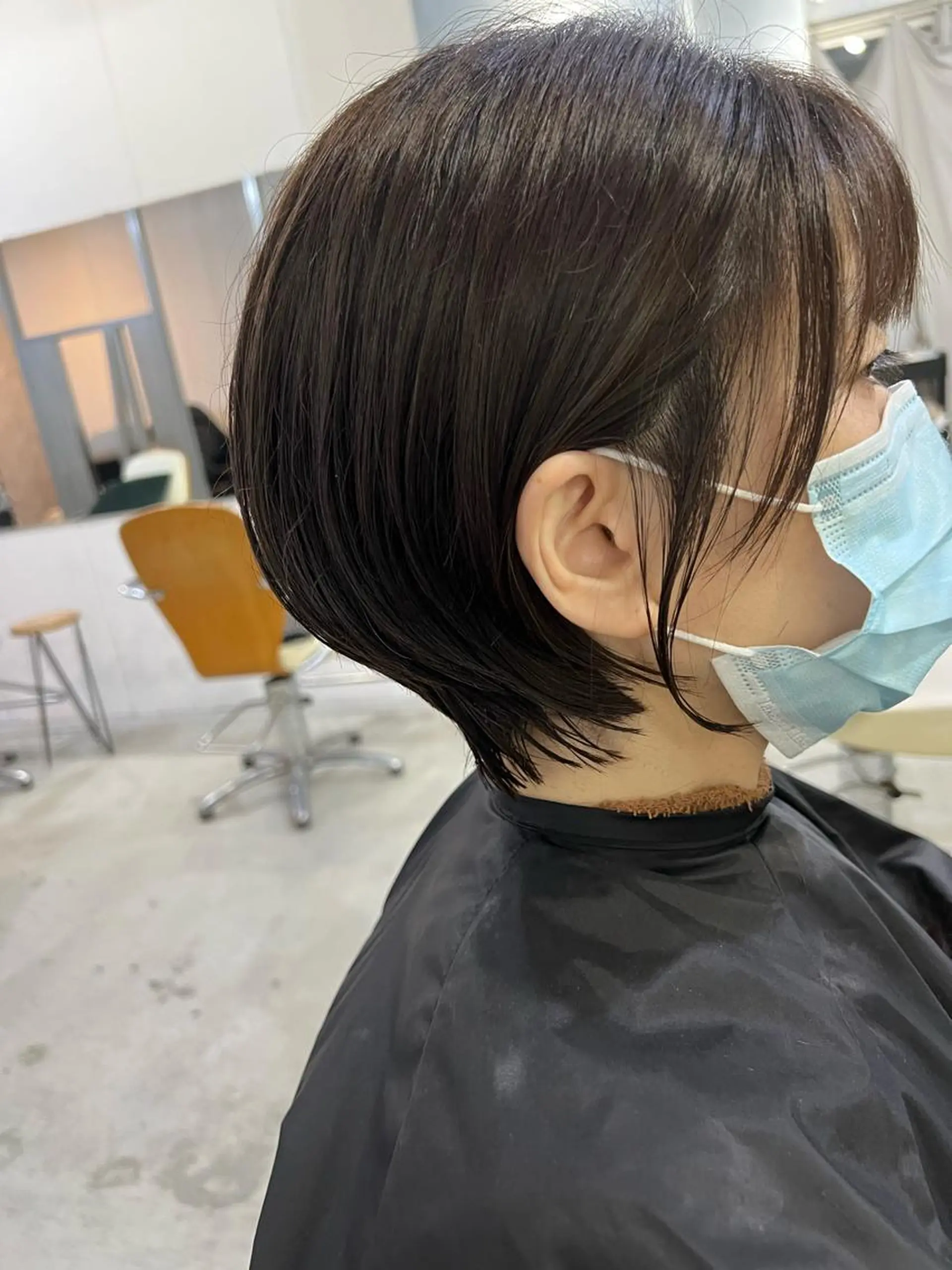 ショート 丸みショート アッシュ 髪質改善 ショートヘア トリートメント 艶カラー💎 髪質改善🎈アトワのヘアスタイル