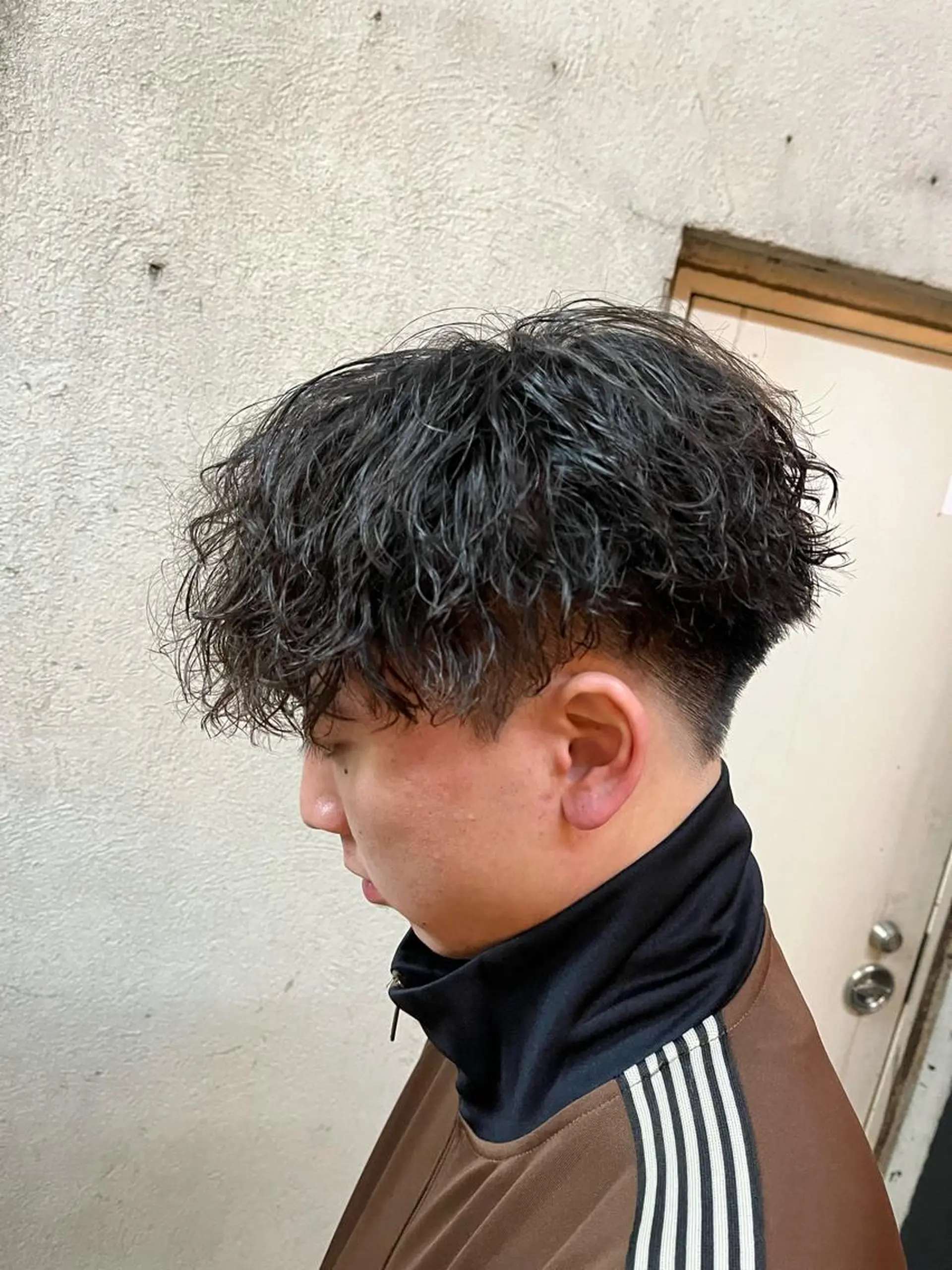 ショート パーマ メンズ カット パーマ トリートメント ヘアセット 🏆メンズヘア特化 🥇代表りんぺーのヘアスタイル