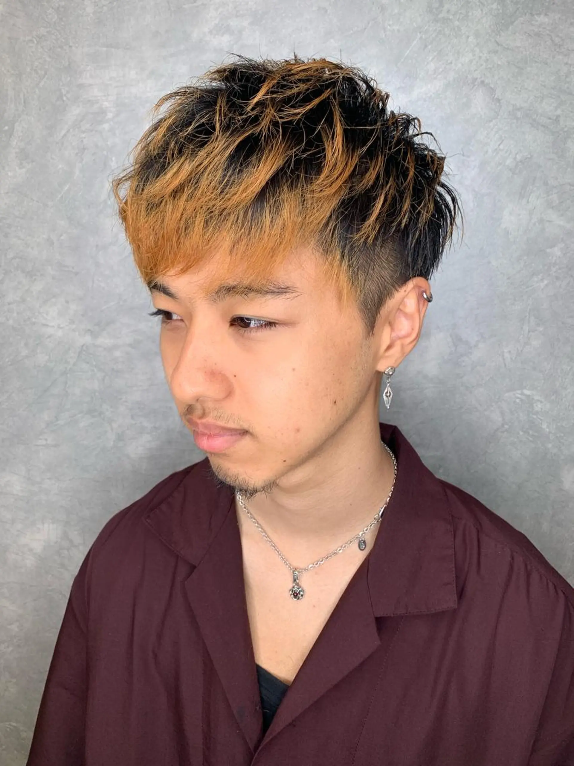 メンズ 吹田 駿 髪質改善縮毛矯正のヘアスタイル