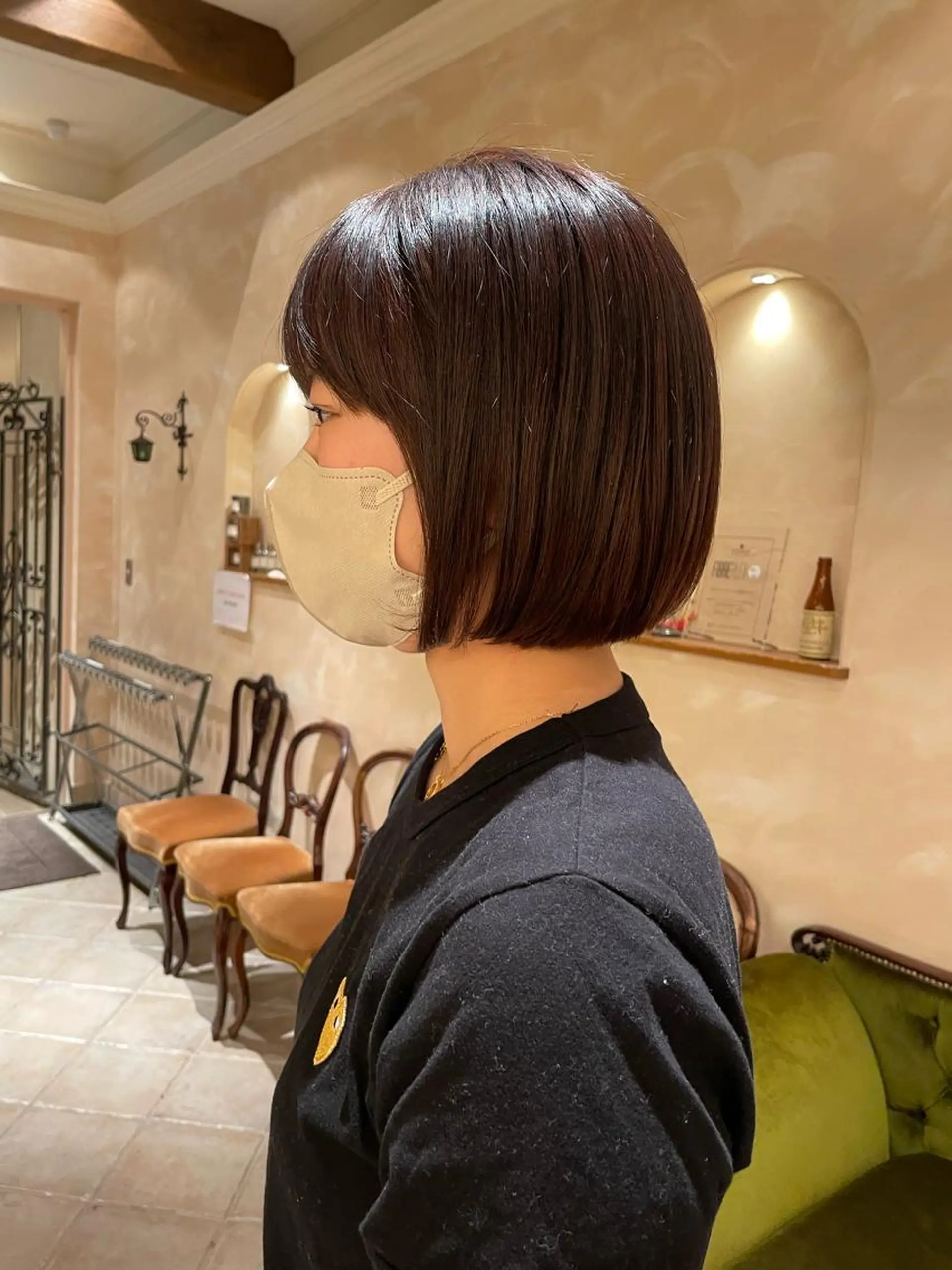 ショート ボブ ホノカのヘアスタイル