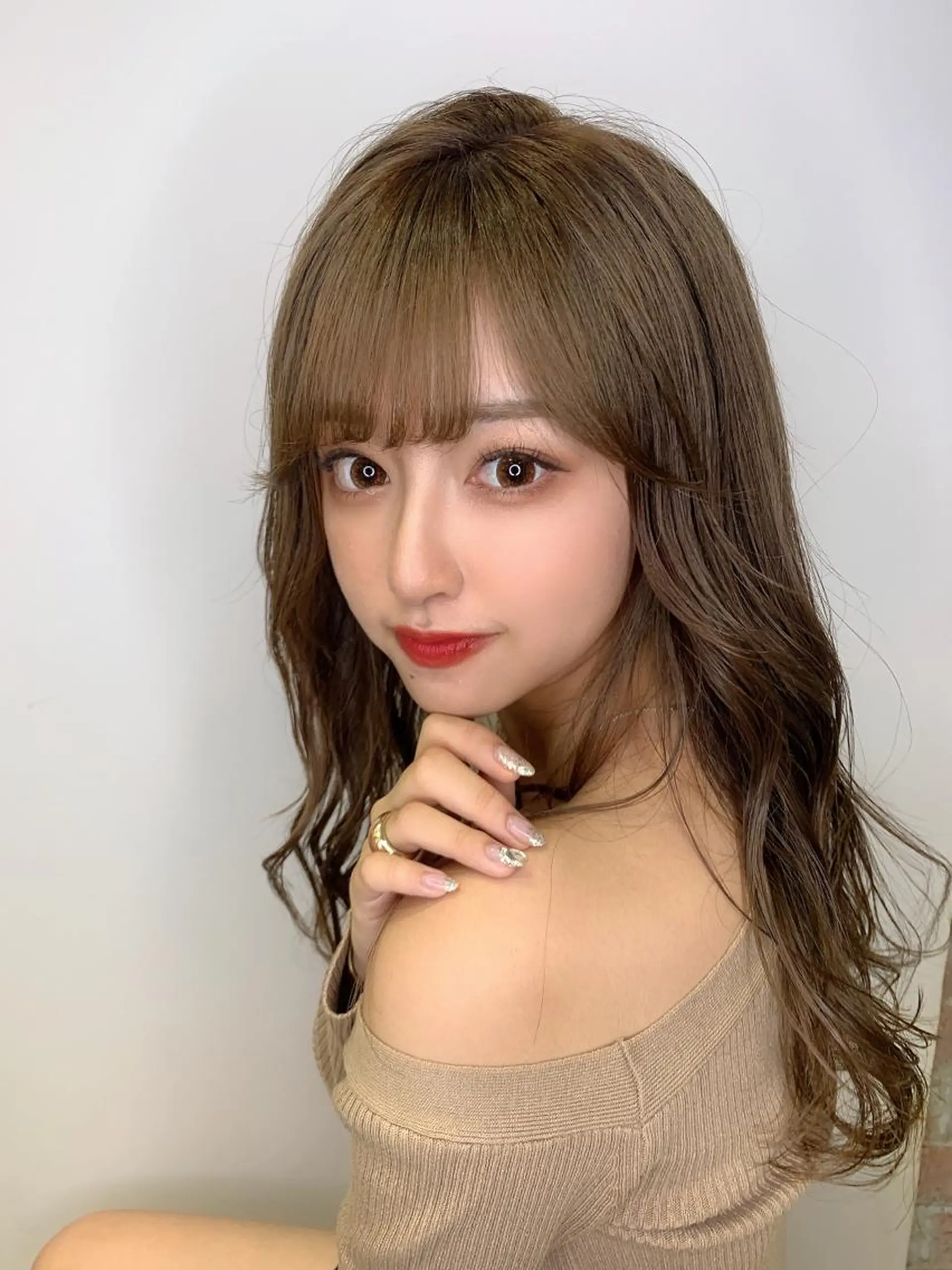 ミディアム 木俣 真也のヘアスタイル