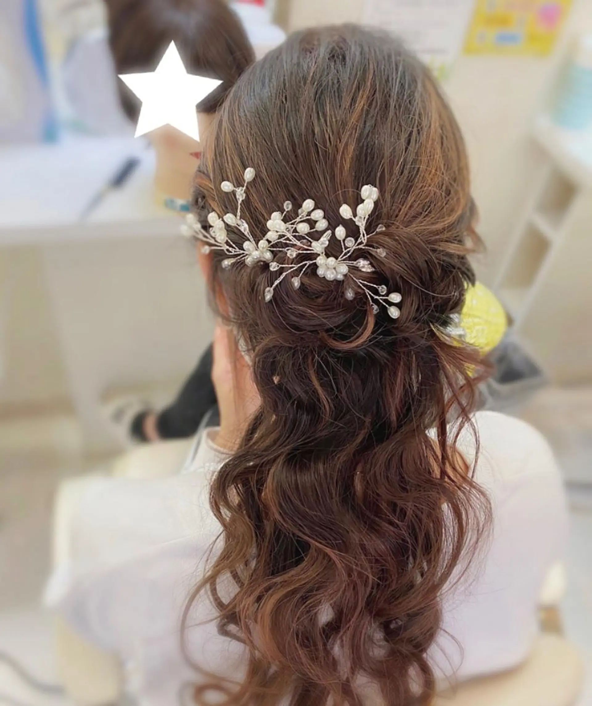 ロング ヘアアレンジ 竹野 実優のヘアスタイル