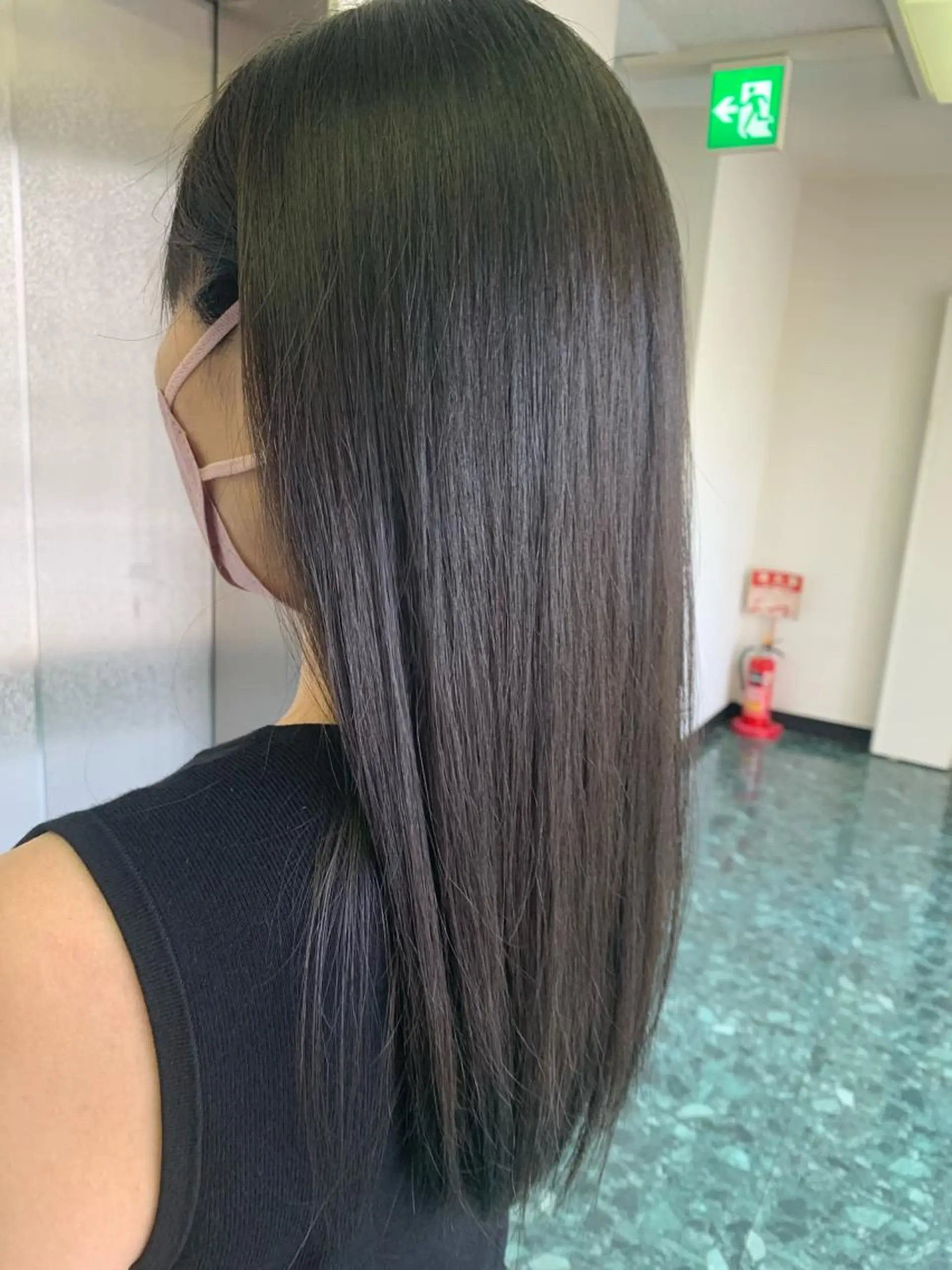 ミディアム ヘアカラー トリートメント CECIL hair なんば店所属・メンズパーマ 艶髪☆店長☆有馬のヘアスタイル