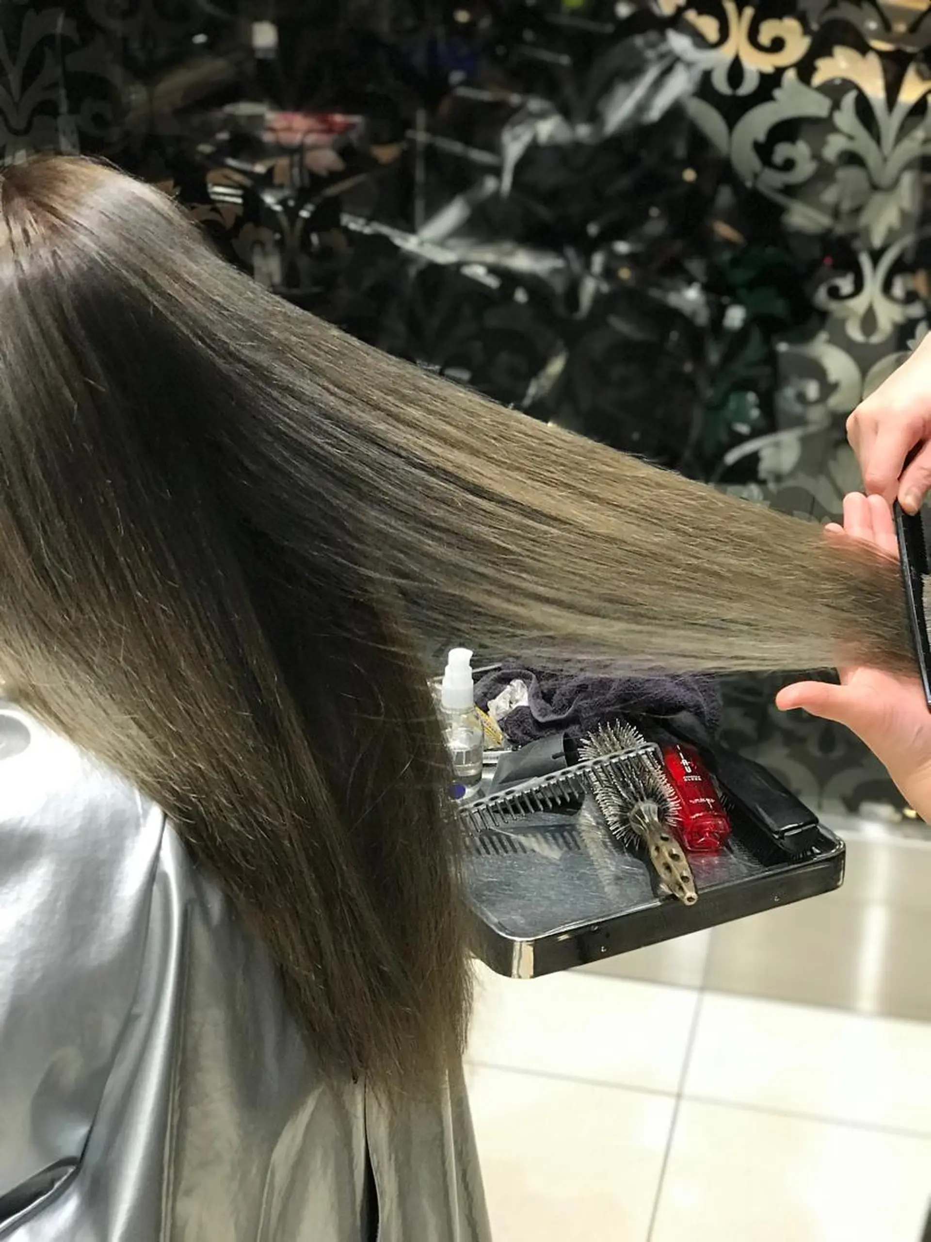 ロング カラー 髪質改善ayame 横山諒のヘアスタイル