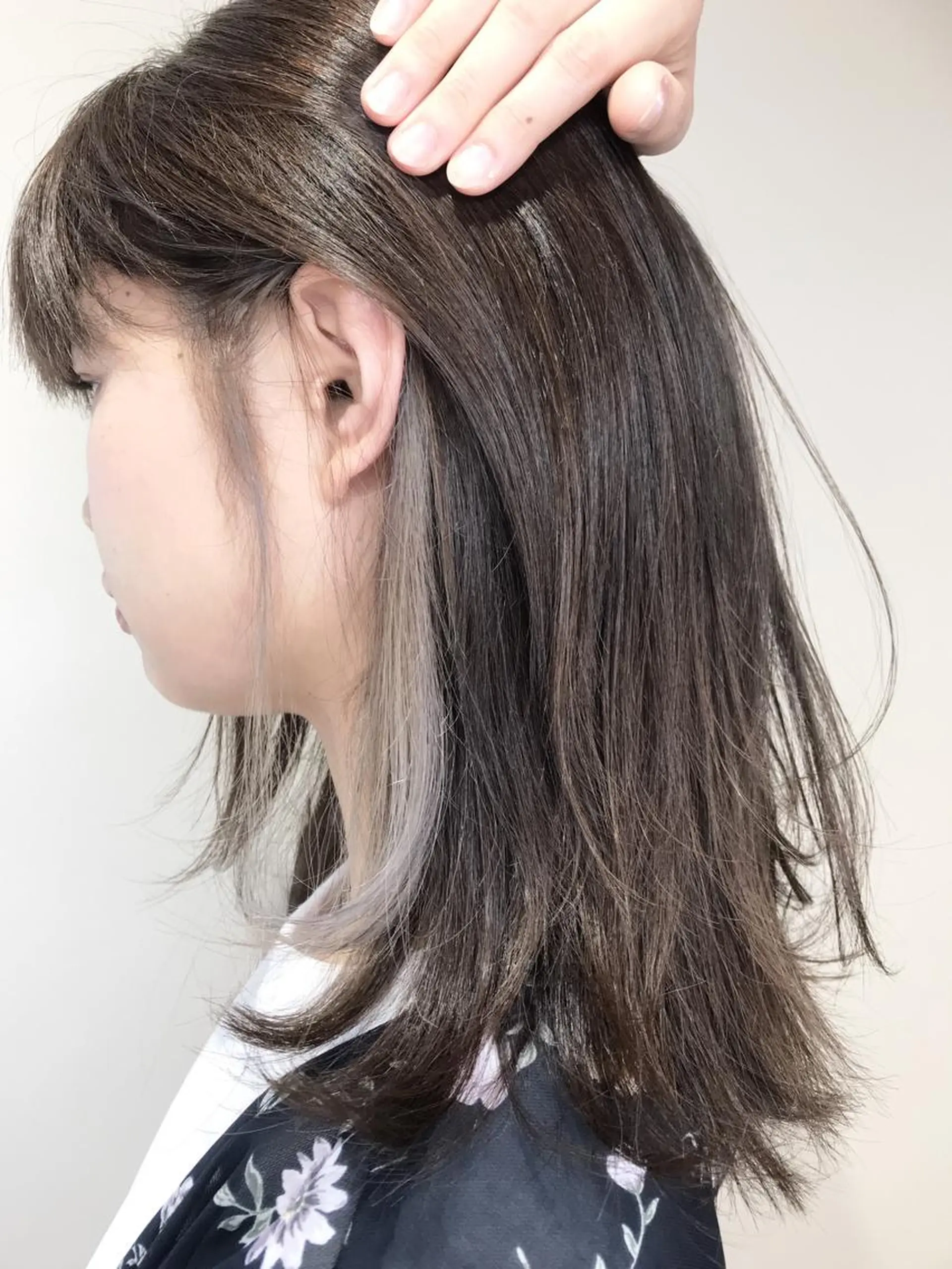 ミディアム カラー インナーカラー ヘアカラー ハイライト/髪質改善 ✂️十河祐輝のヘアスタイル