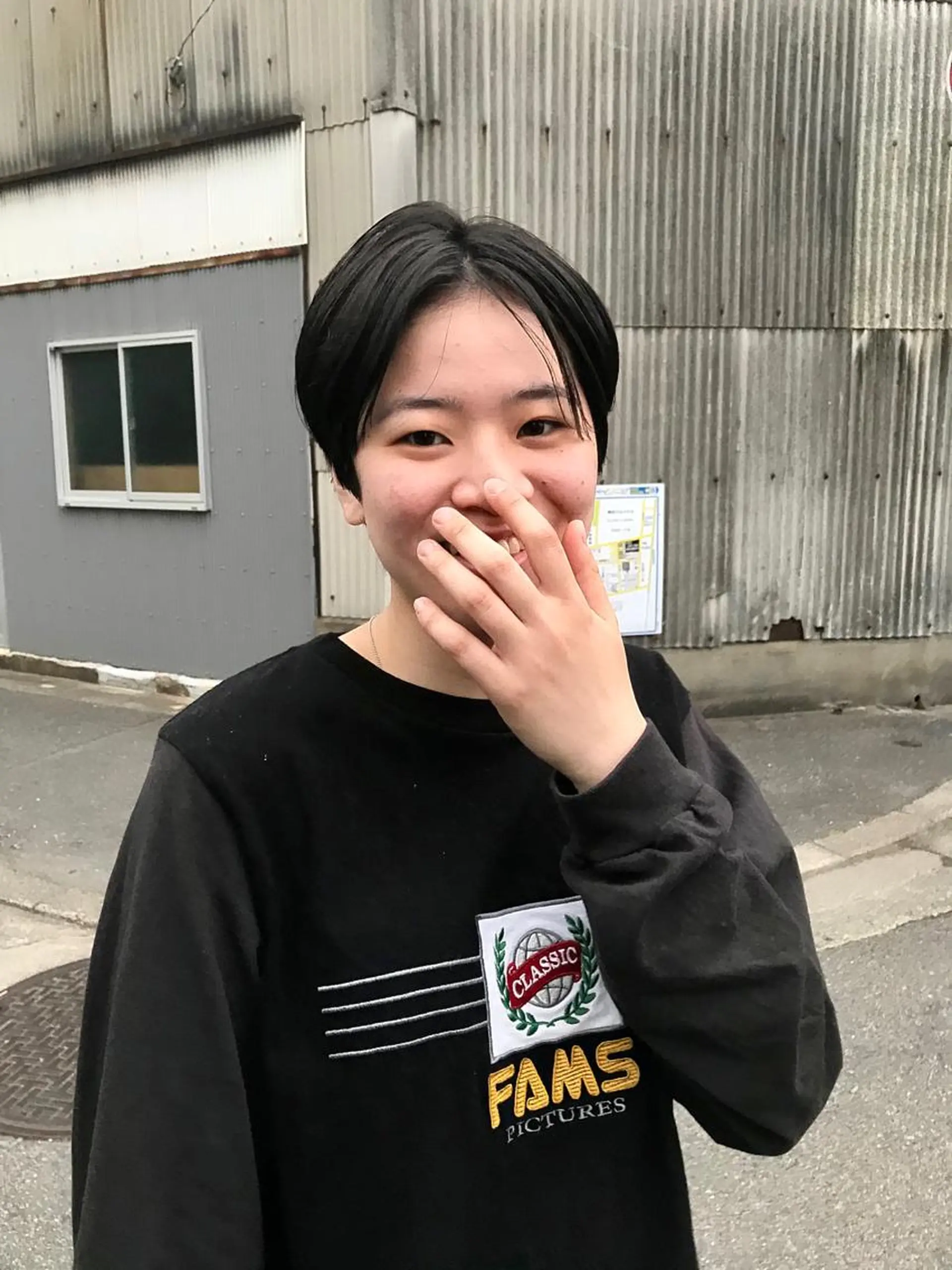 ショート カラー ハンサムショート ショートヘア カット ヘアカラー トリートメント tatsumi/ボブ ウルフ/レイヤーのヘアスタイル