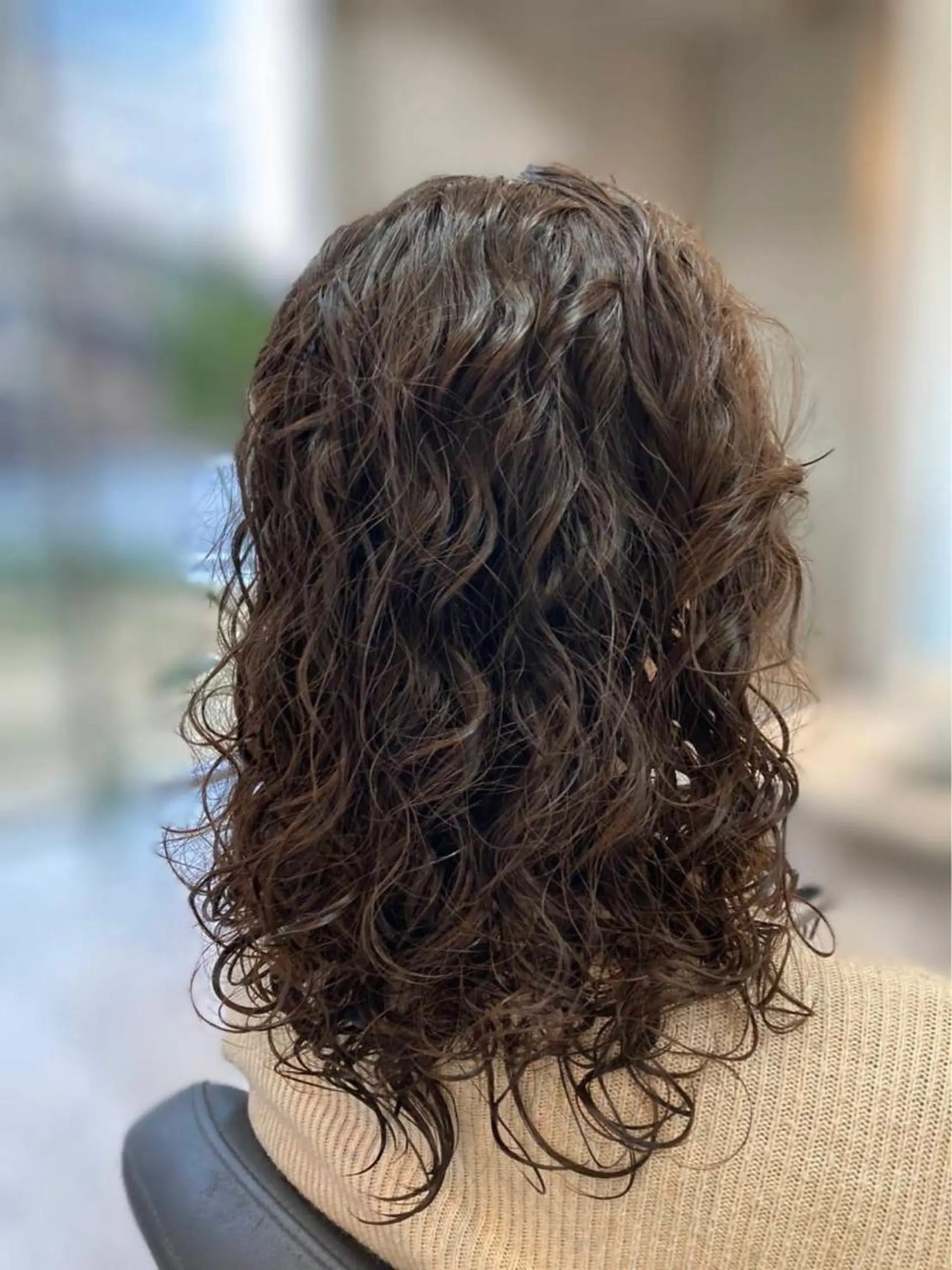 セミロング パーマ 寺田 ゆりのヘアスタイル