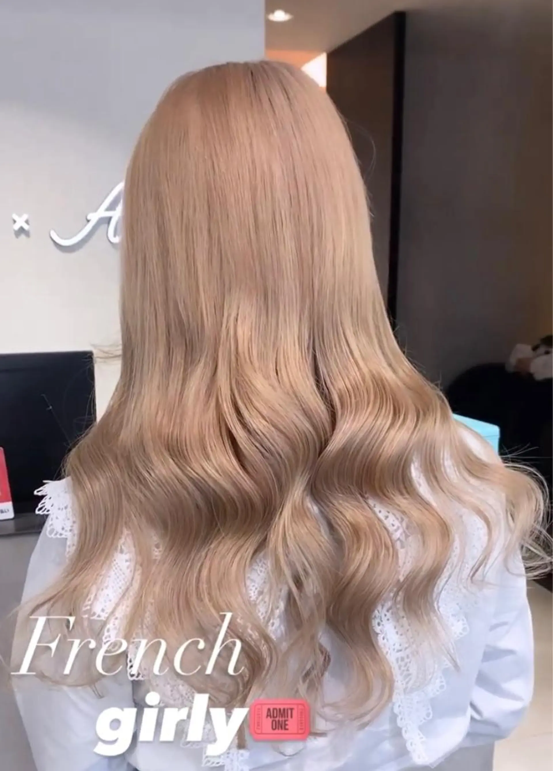 ロング カラー 韓国風モテヘア 🇰🇷aki♡のヘアスタイル